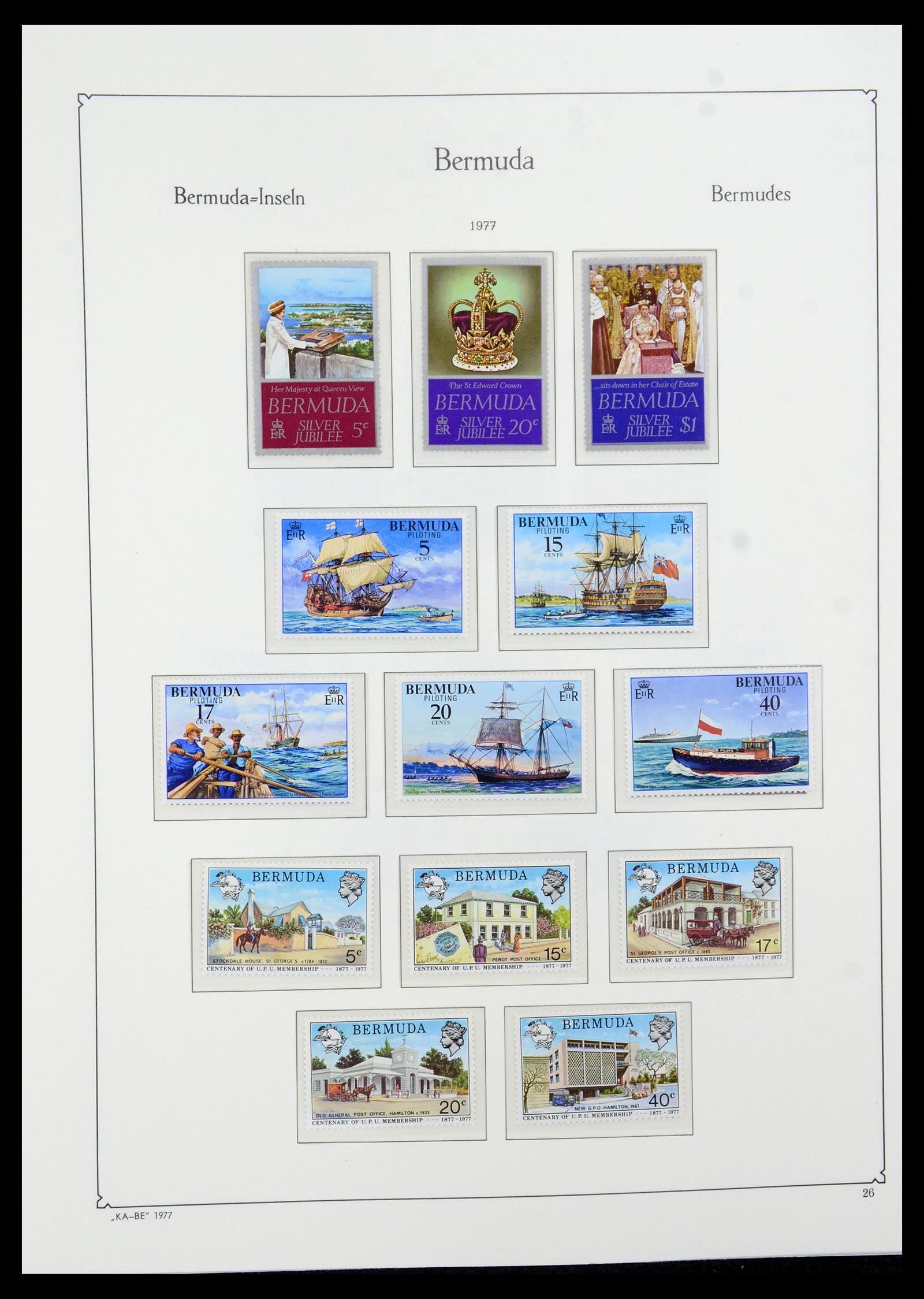 36279 033 - Stamp collection 36279 Bermuda 1865-2013.