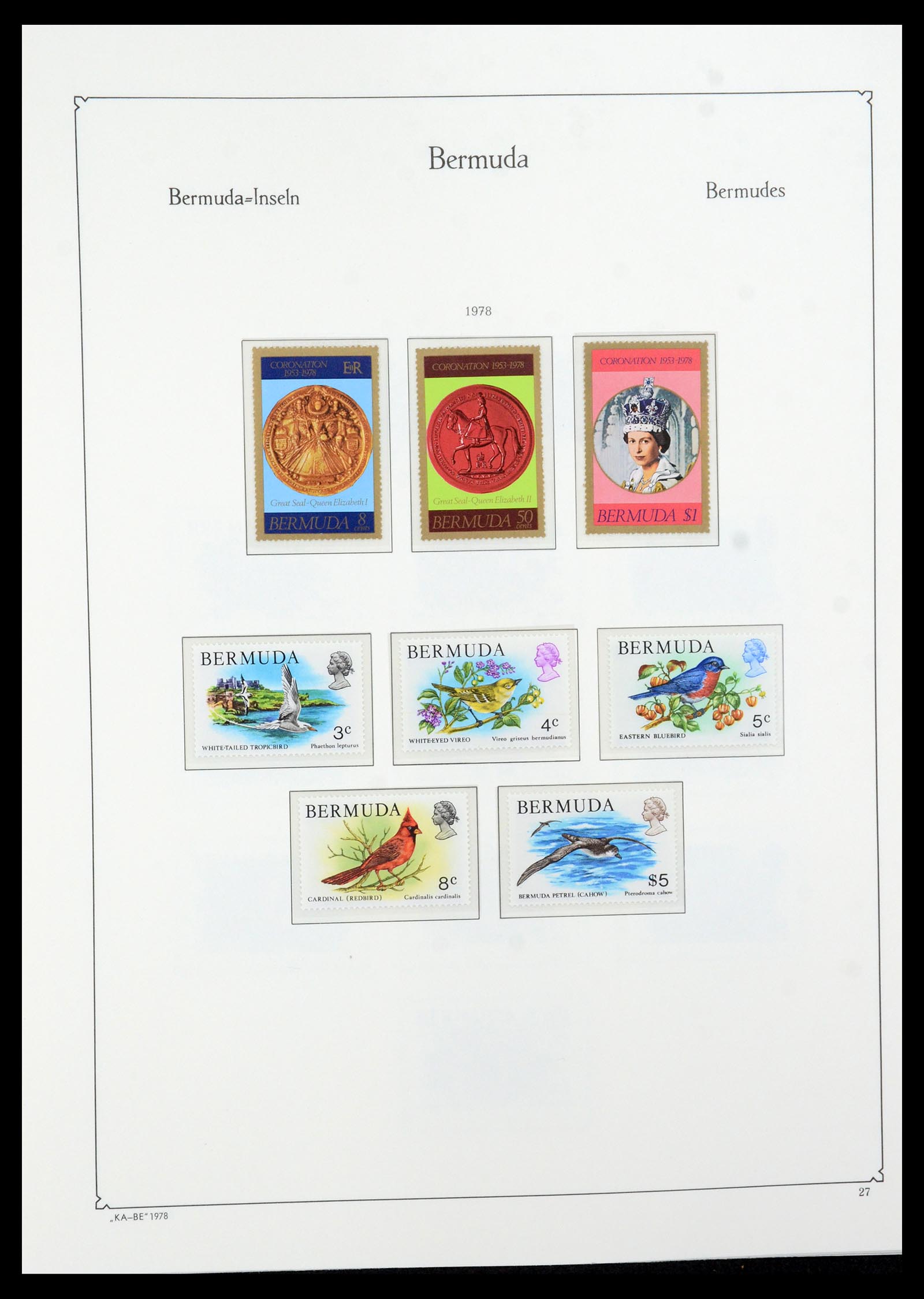 36279 034 - Postzegelverzameling 36279 Bermuda 1865-2013.