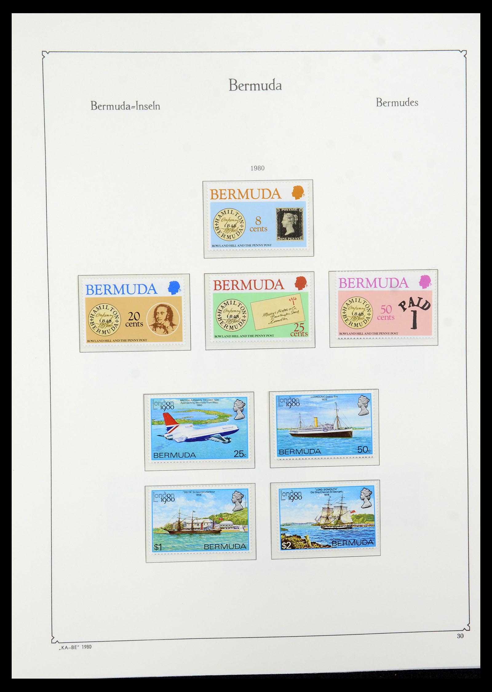 36279 037 - Postzegelverzameling 36279 Bermuda 1865-2013.