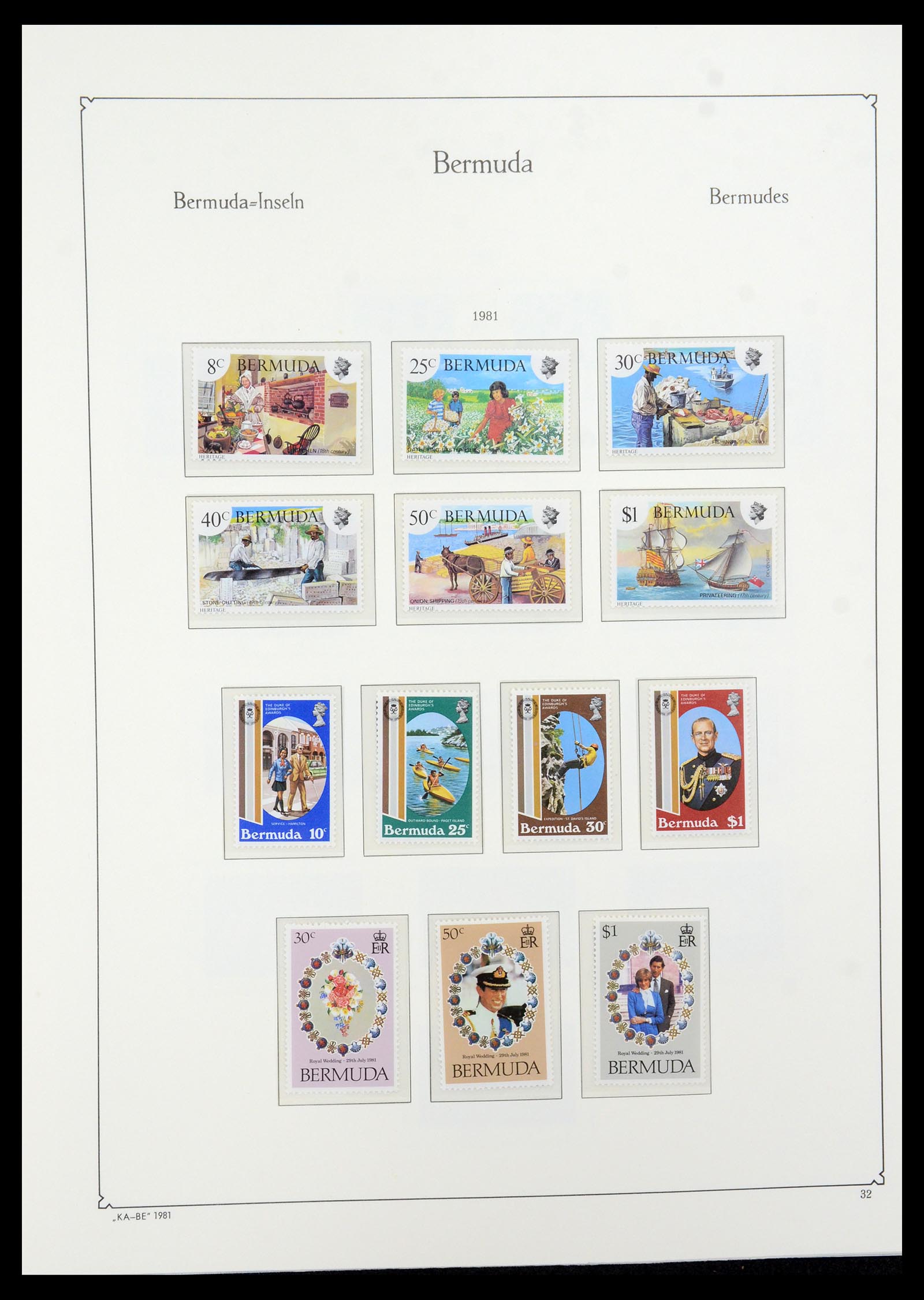 36279 039 - Stamp collection 36279 Bermuda 1865-2013.