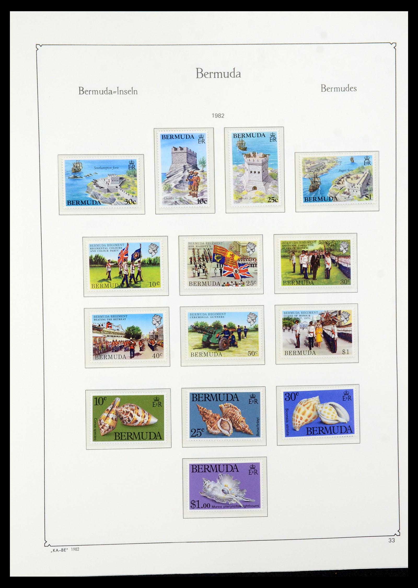 36279 040 - Postzegelverzameling 36279 Bermuda 1865-2013.