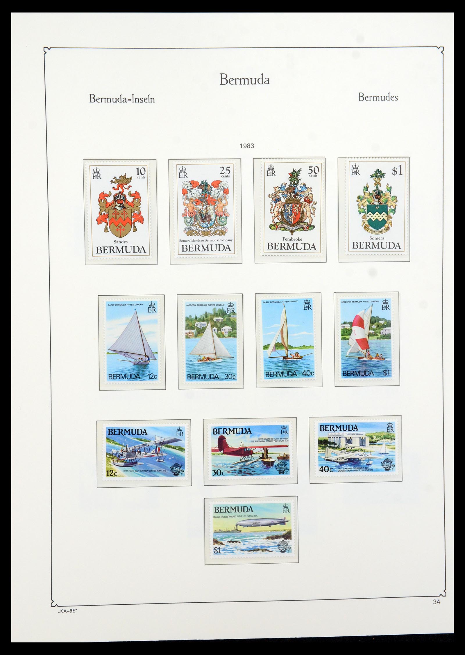 36279 041 - Postzegelverzameling 36279 Bermuda 1865-2013.
