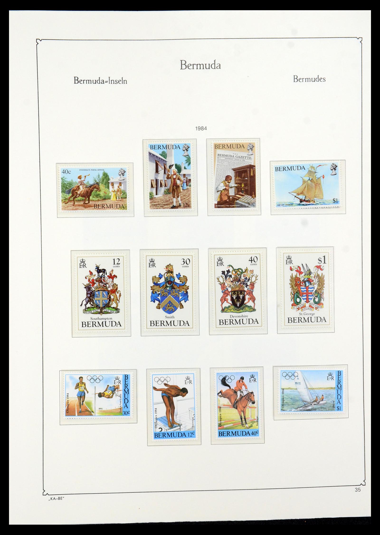 36279 042 - Stamp collection 36279 Bermuda 1865-2013.