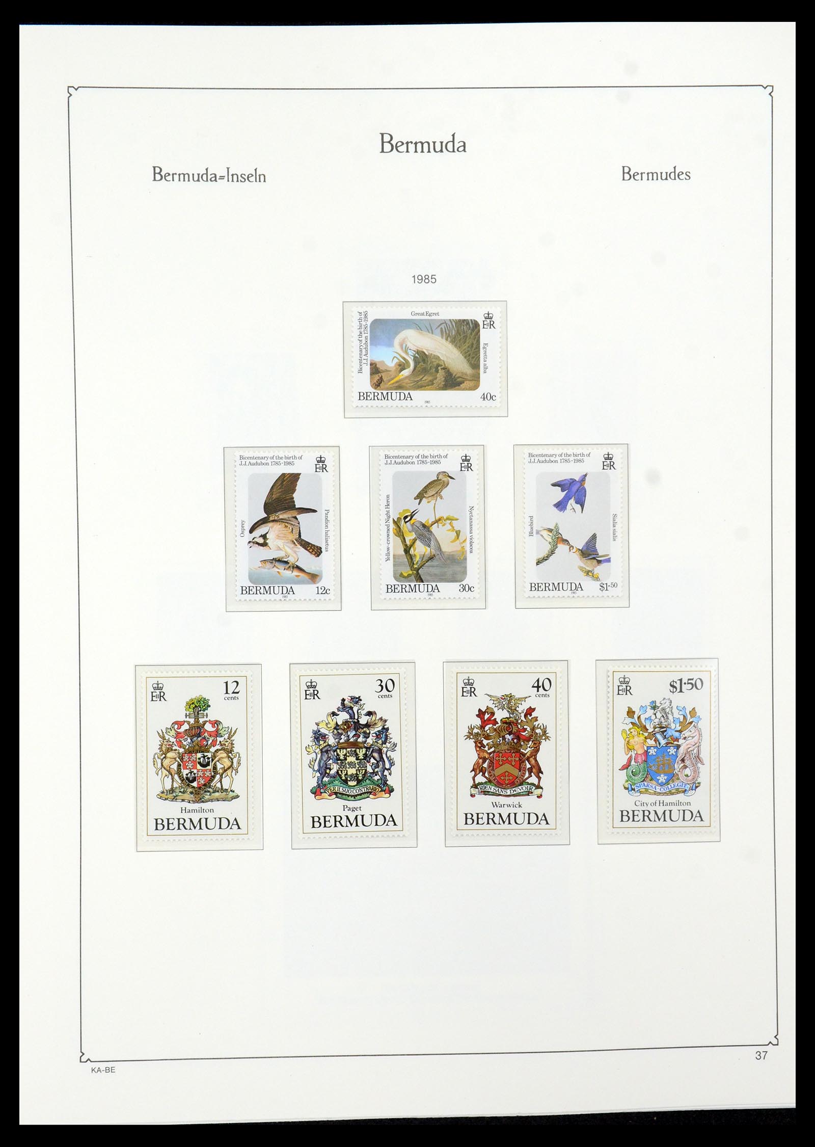 36279 044 - Postzegelverzameling 36279 Bermuda 1865-2013.