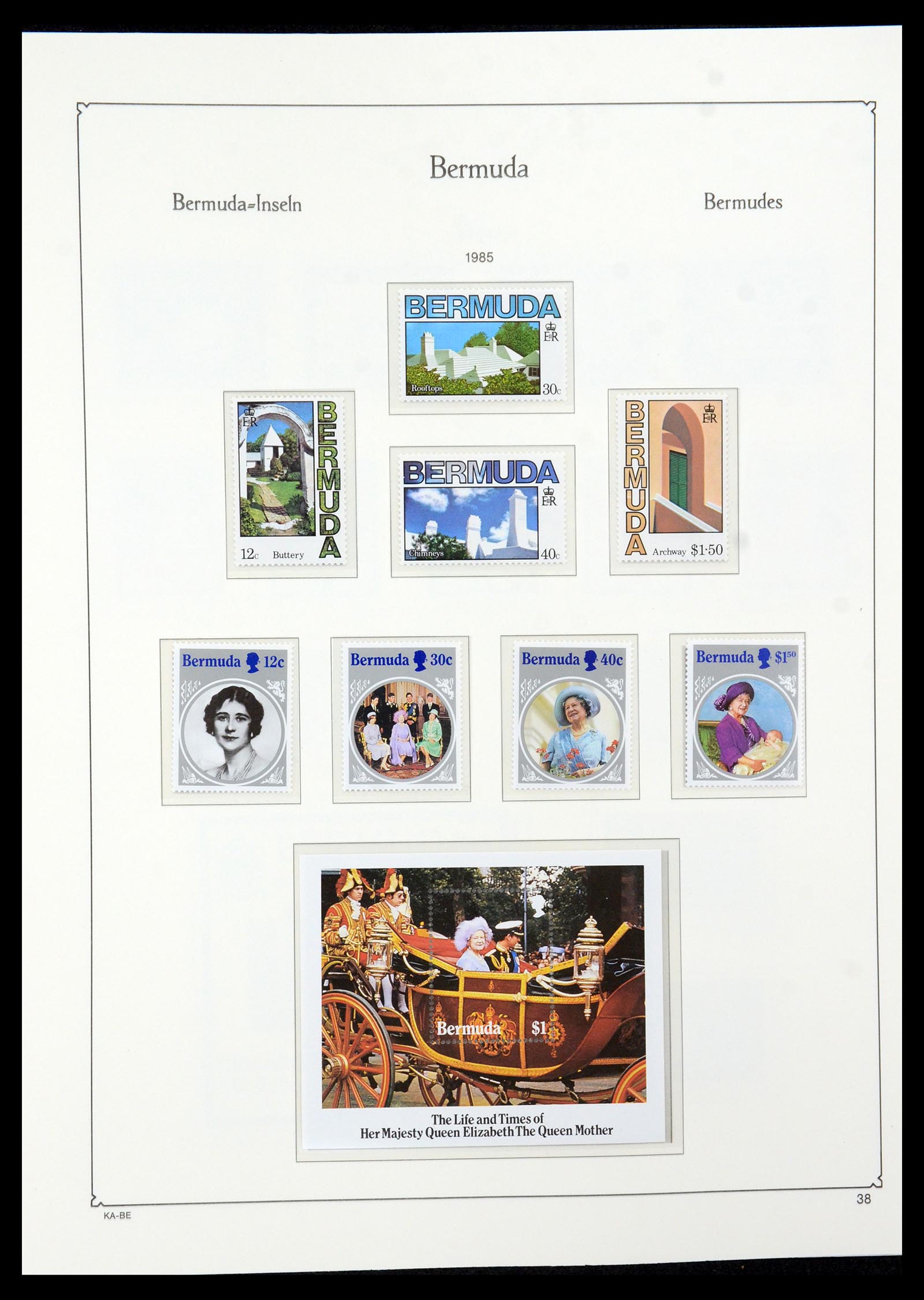 36279 045 - Postzegelverzameling 36279 Bermuda 1865-2013.