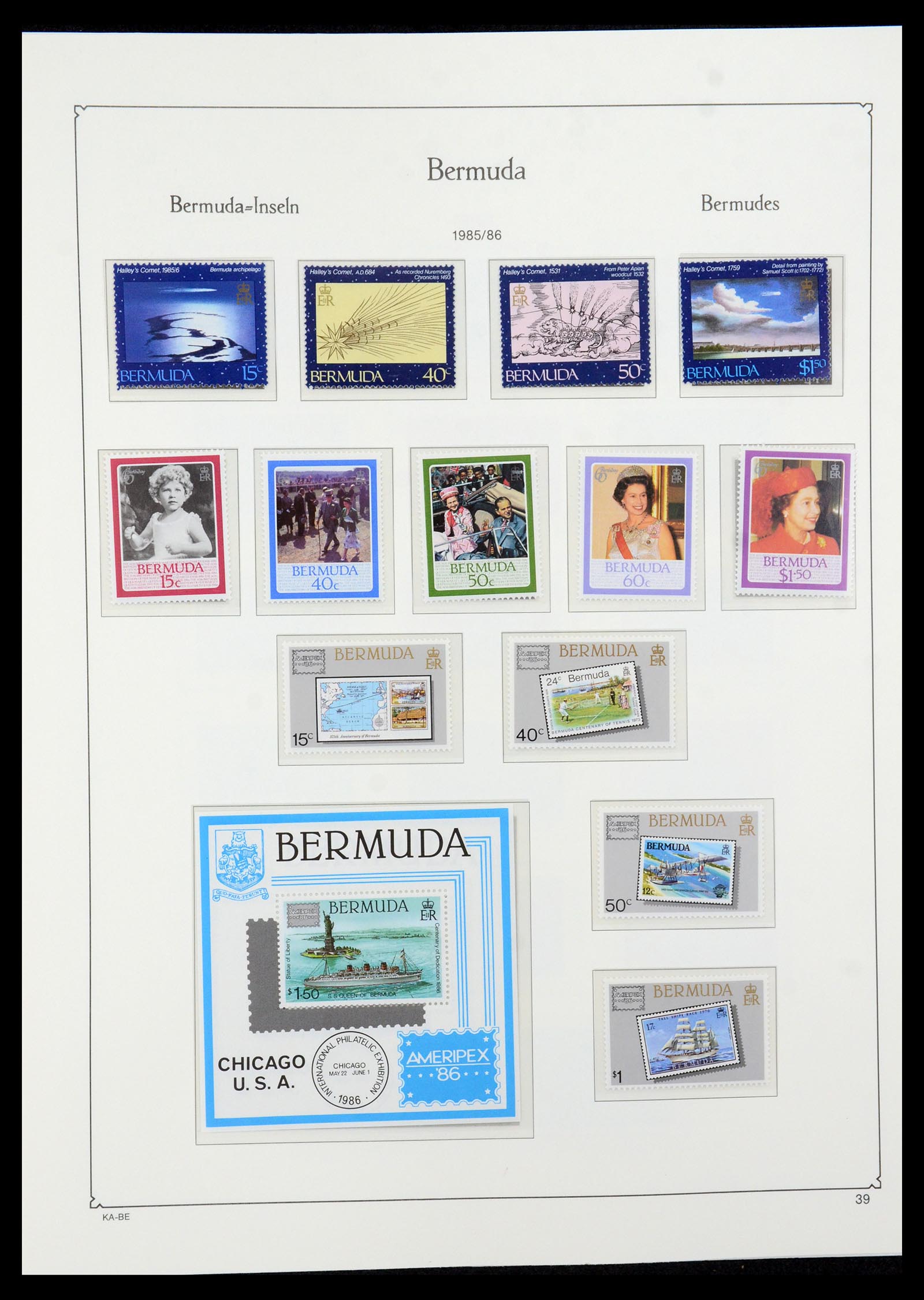36279 046 - Postzegelverzameling 36279 Bermuda 1865-2013.