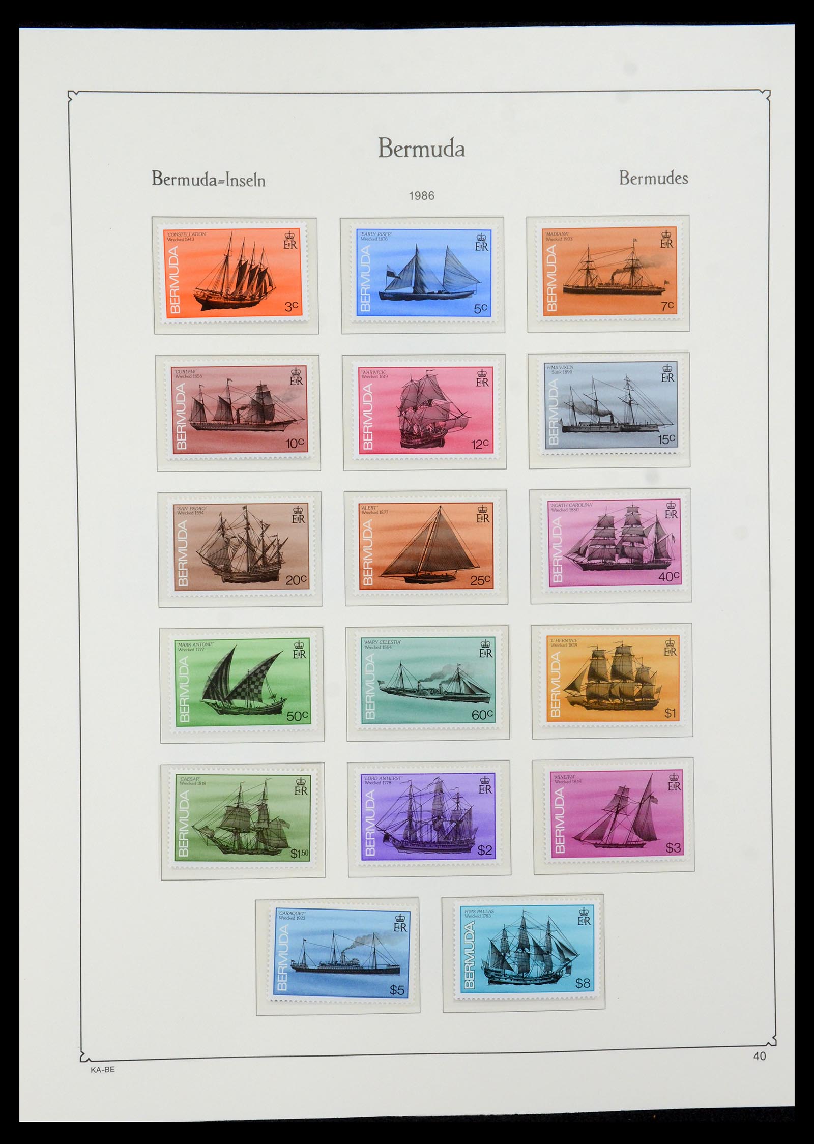 36279 047 - Stamp collection 36279 Bermuda 1865-2013.