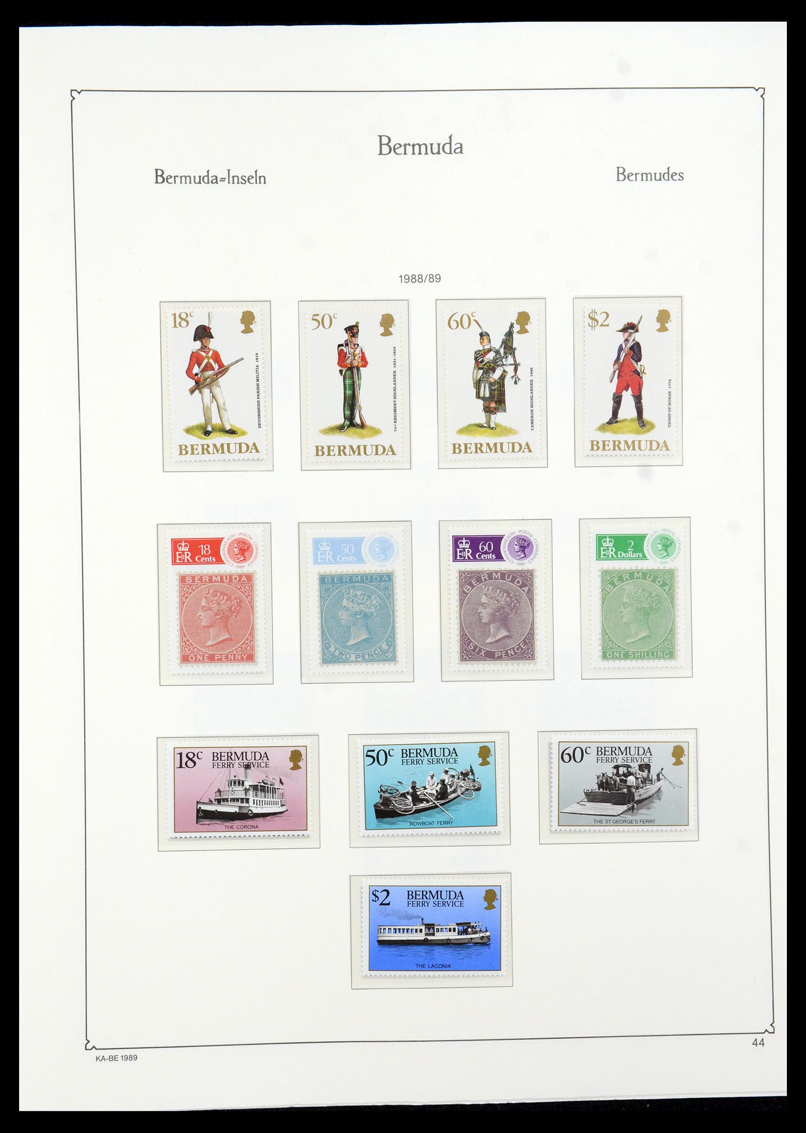 36279 051 - Postzegelverzameling 36279 Bermuda 1865-2013.