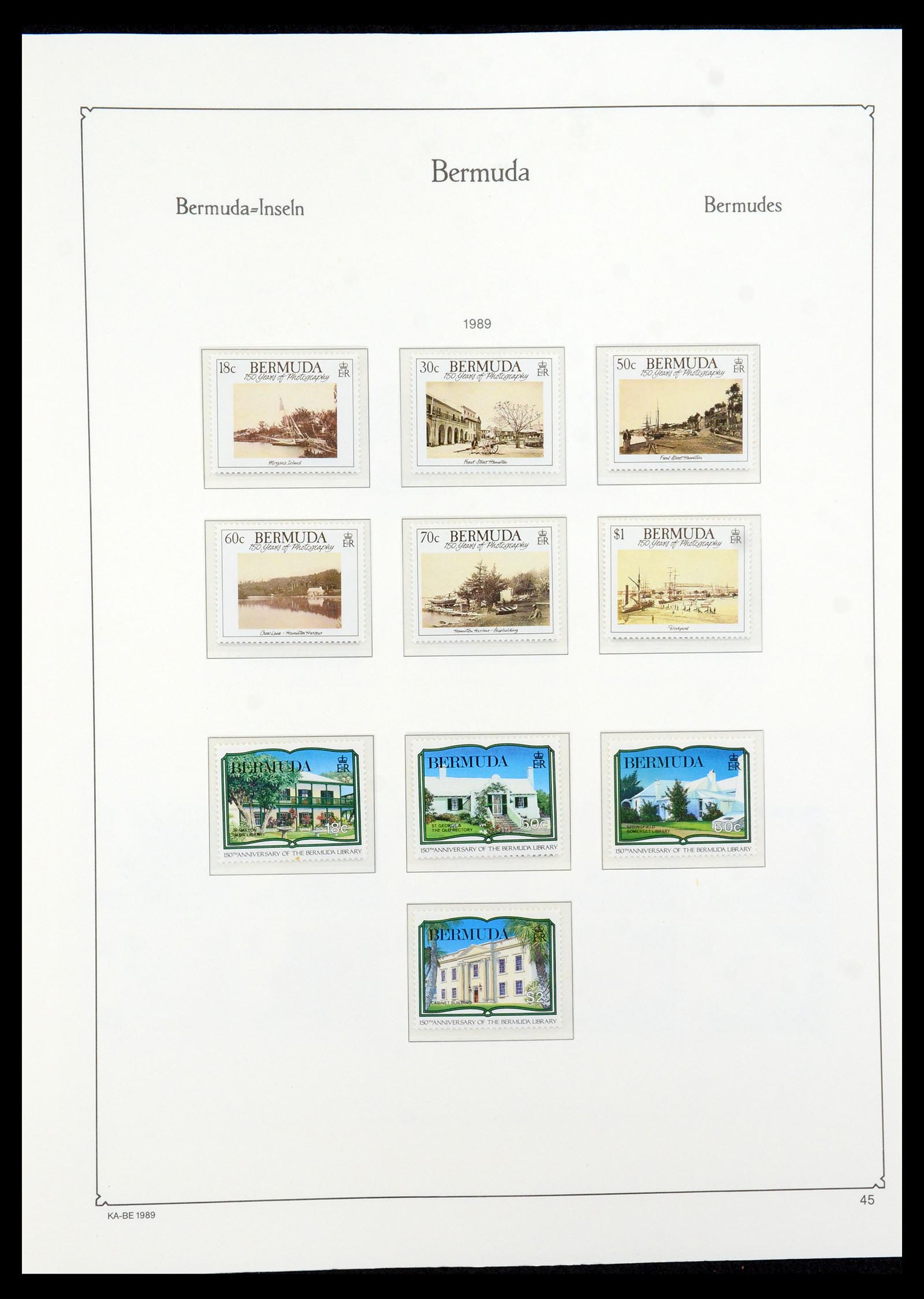 36279 052 - Postzegelverzameling 36279 Bermuda 1865-2013.
