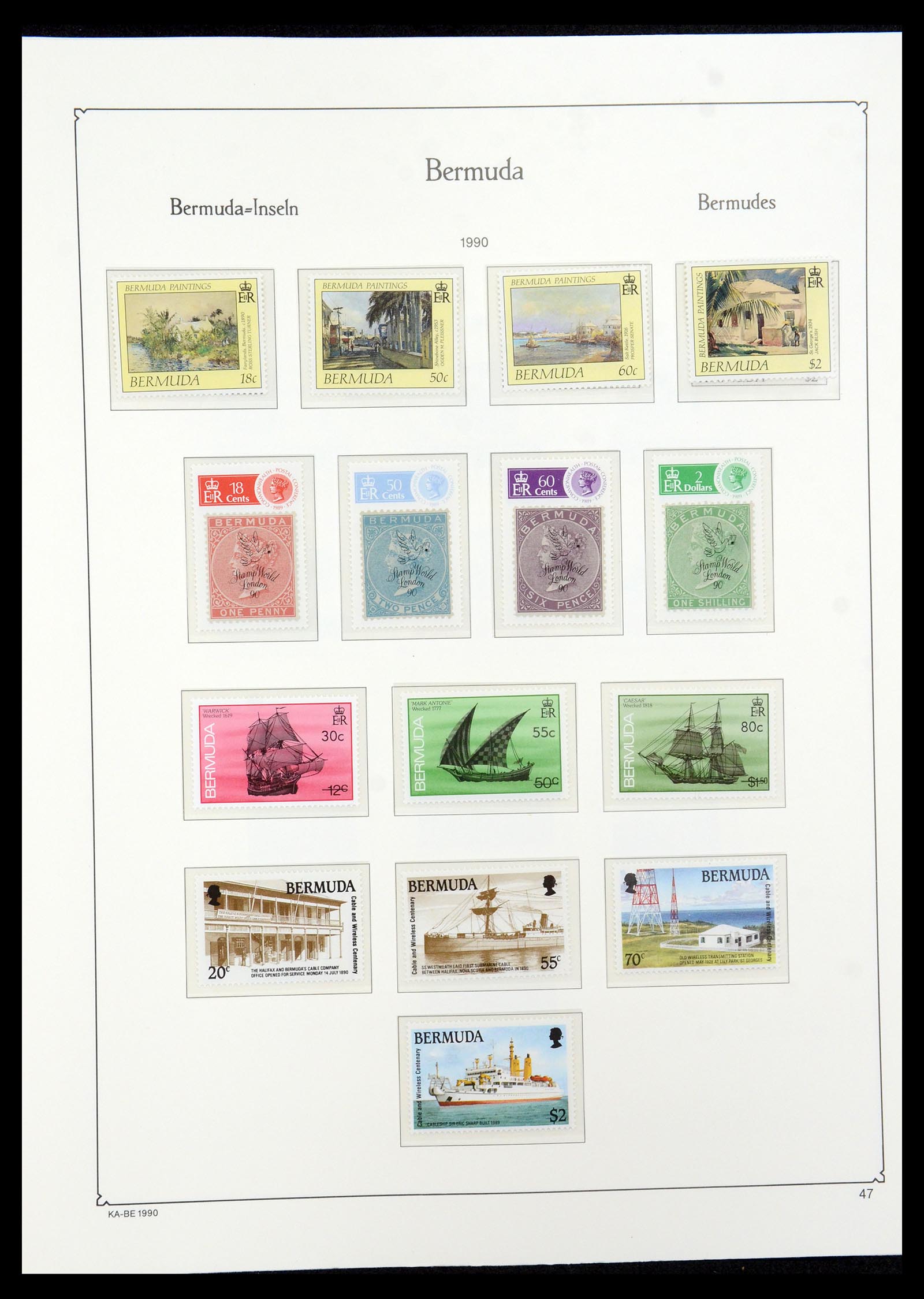 36279 054 - Postzegelverzameling 36279 Bermuda 1865-2013.