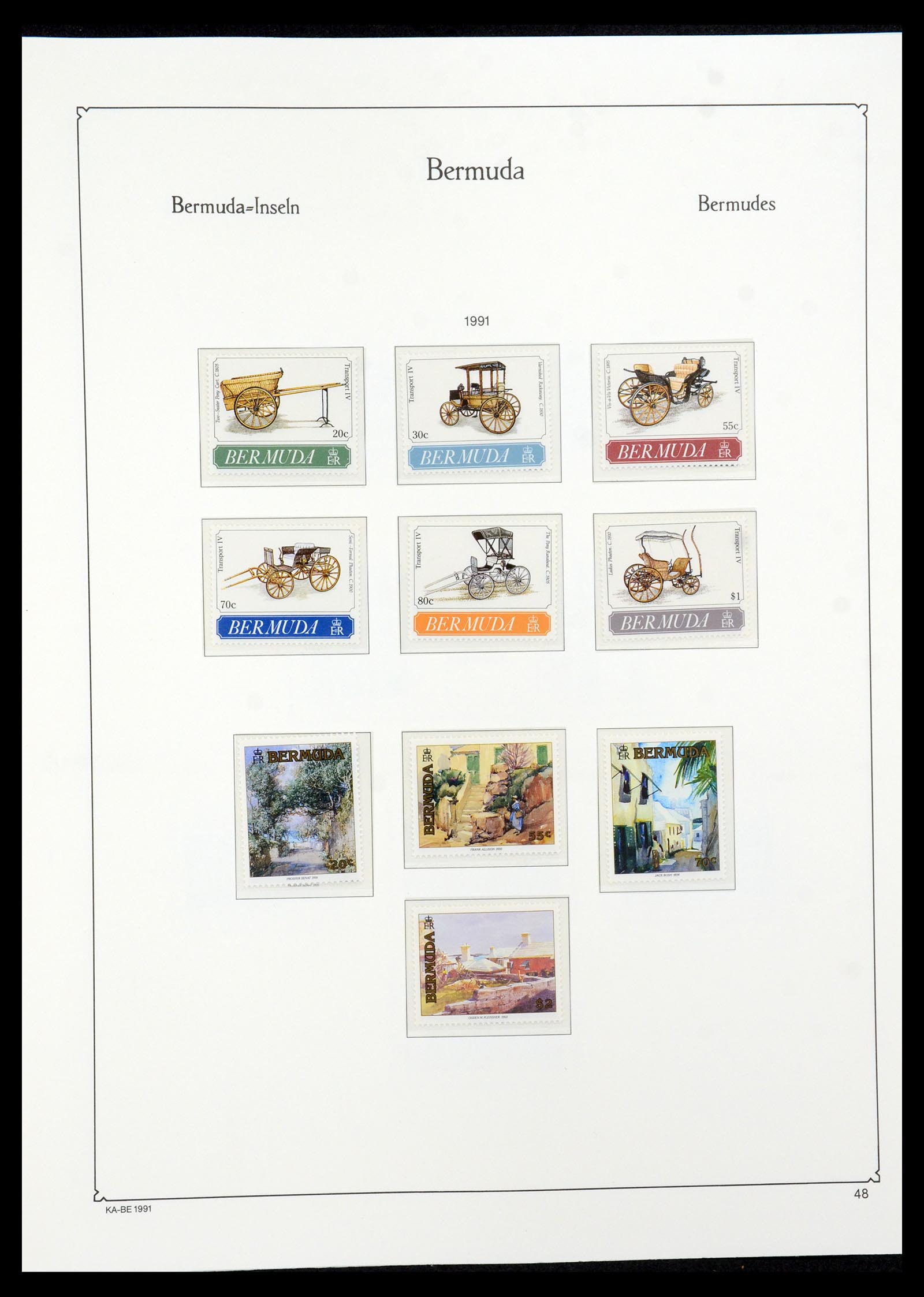 36279 055 - Postzegelverzameling 36279 Bermuda 1865-2013.