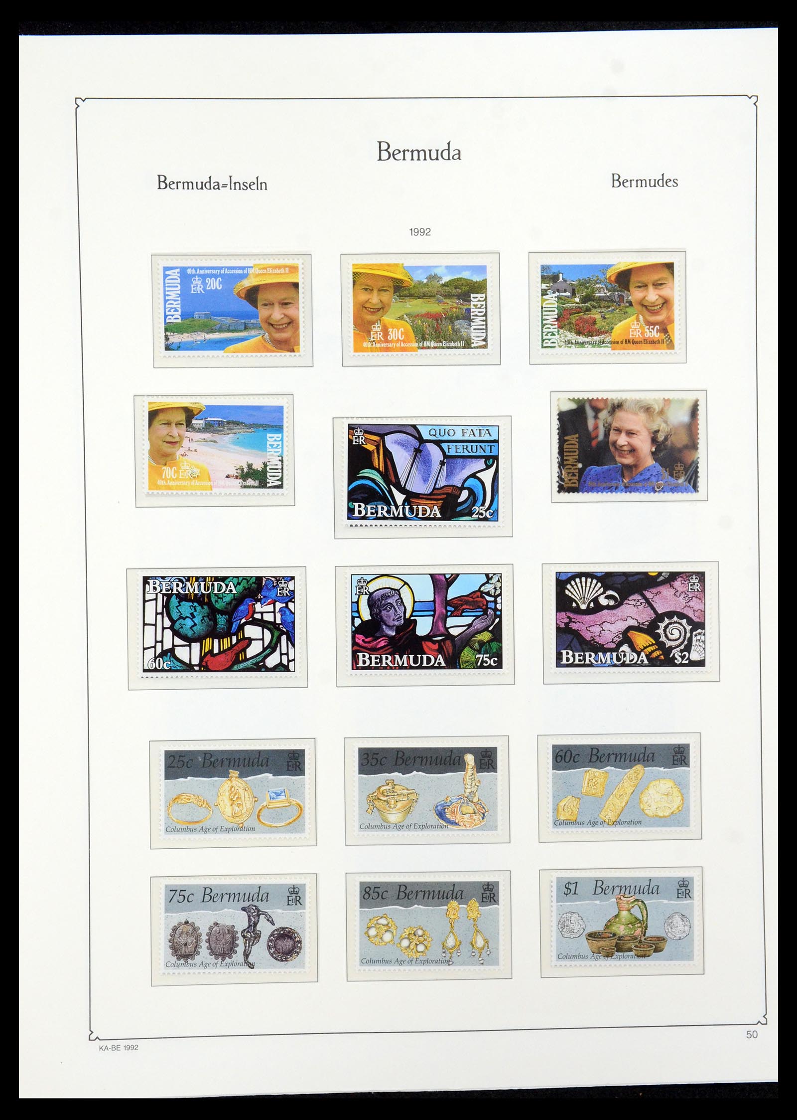 36279 057 - Postzegelverzameling 36279 Bermuda 1865-2013.
