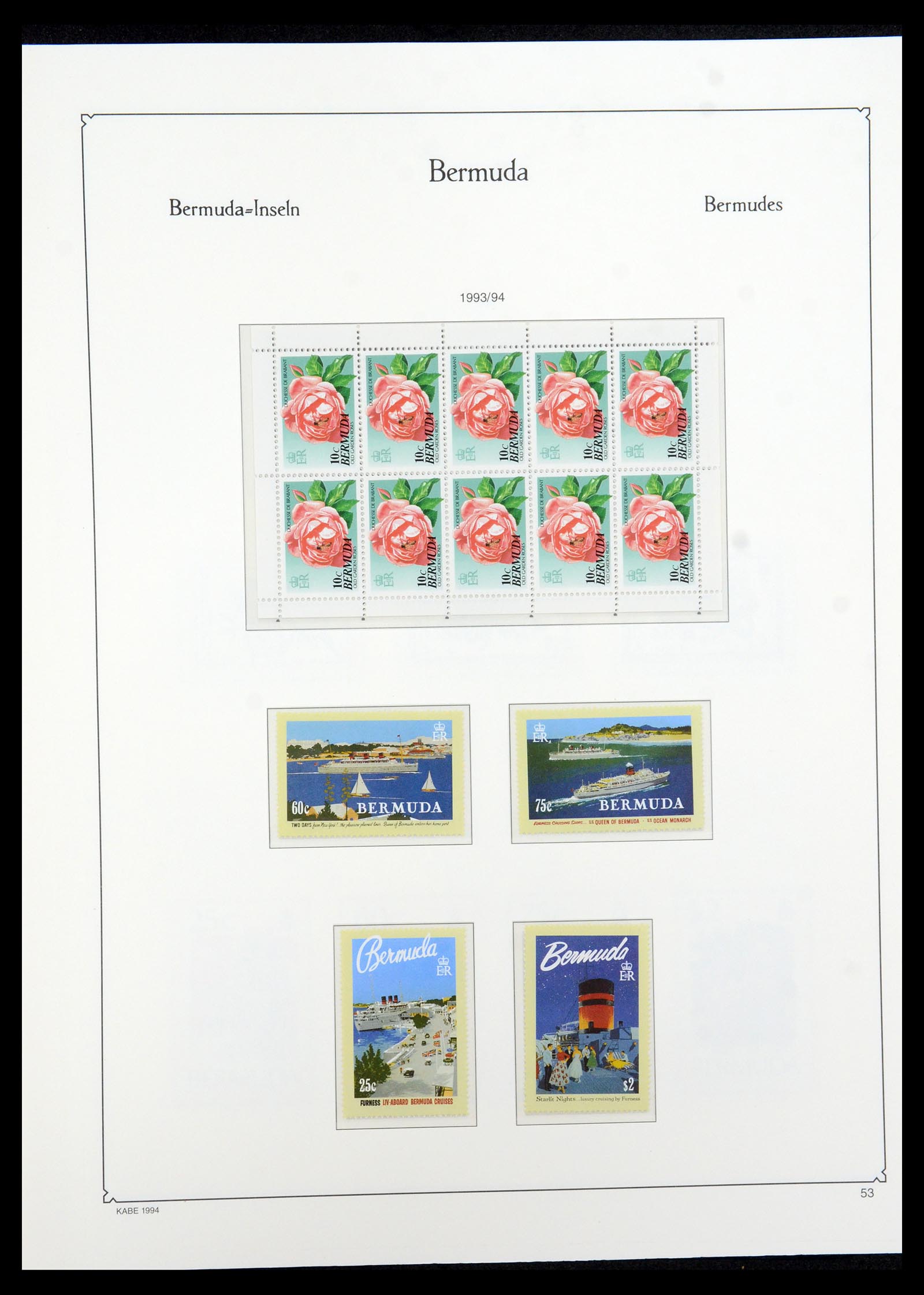 36279 060 - Postzegelverzameling 36279 Bermuda 1865-2013.