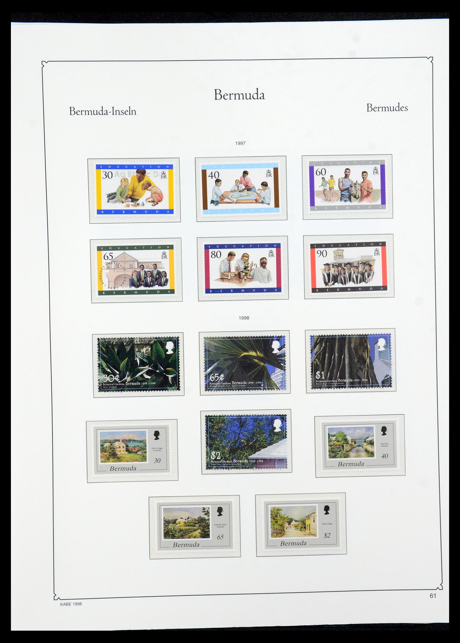 36279 068 - Stamp collection 36279 Bermuda 1865-2013.
