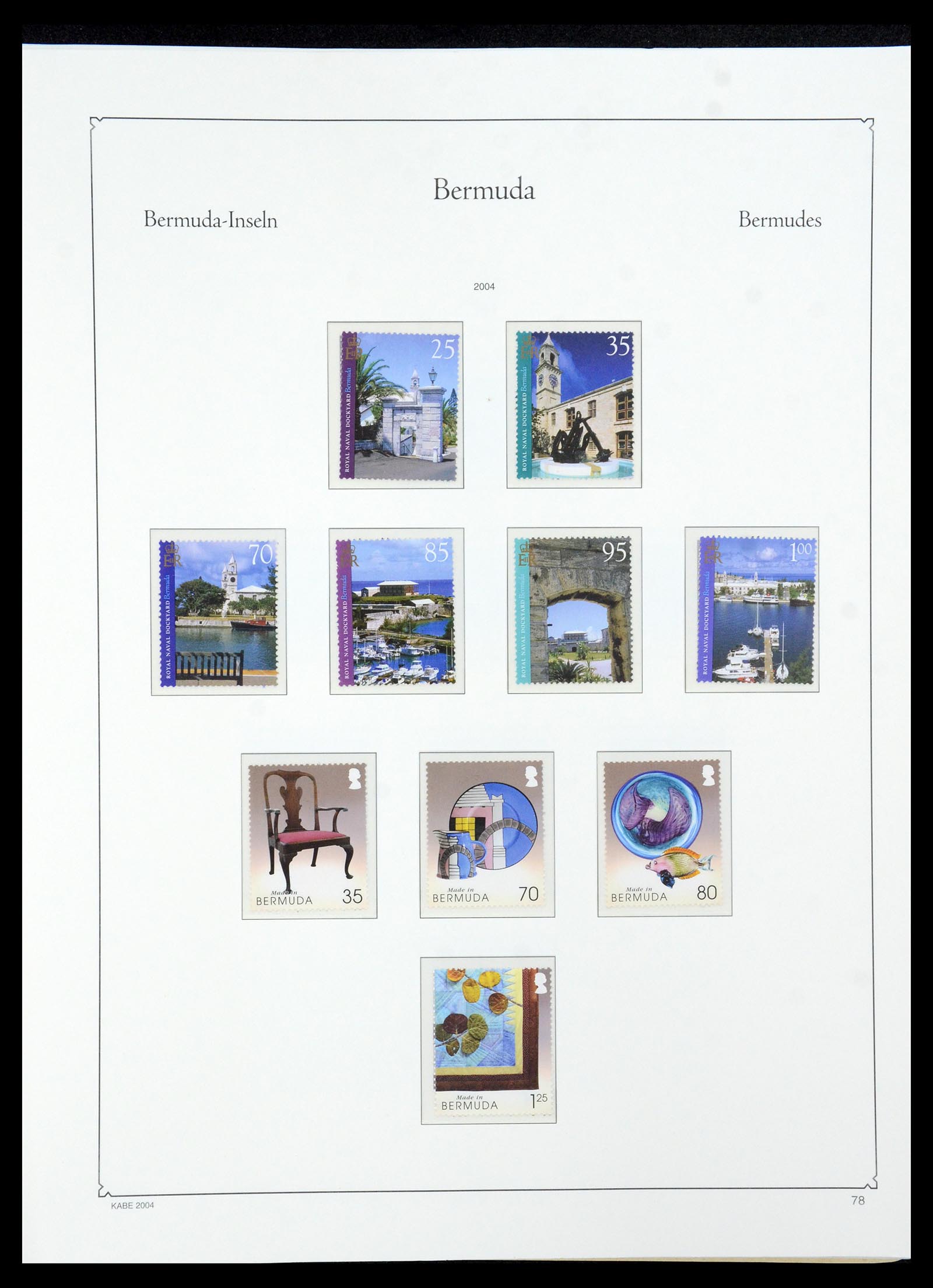 36279 085 - Stamp collection 36279 Bermuda 1865-2013.