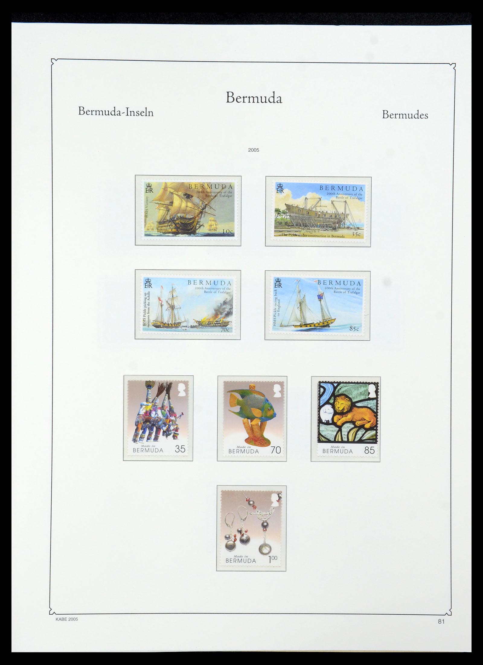 36279 088 - Stamp collection 36279 Bermuda 1865-2013.
