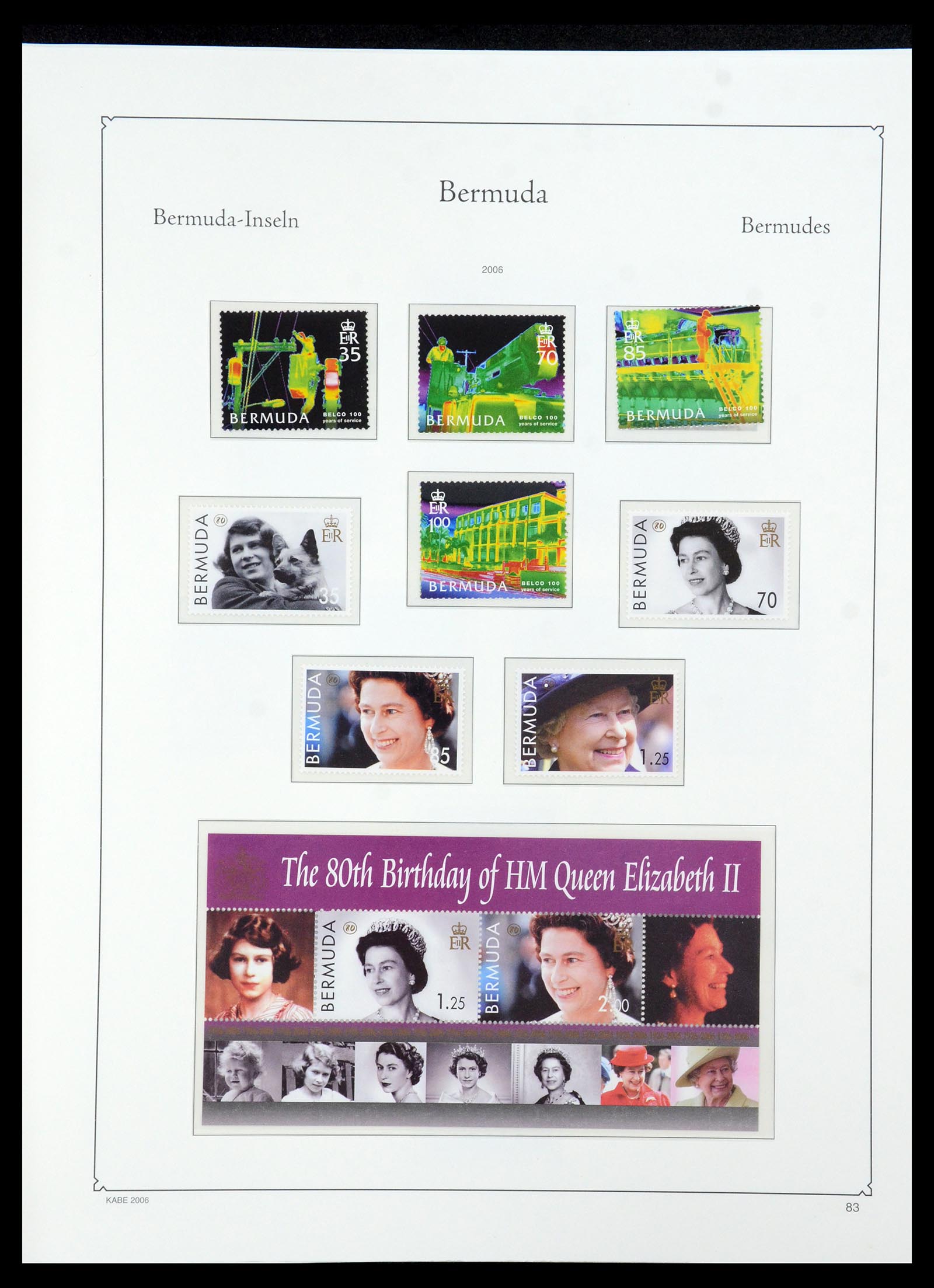 36279 090 - Postzegelverzameling 36279 Bermuda 1865-2013.