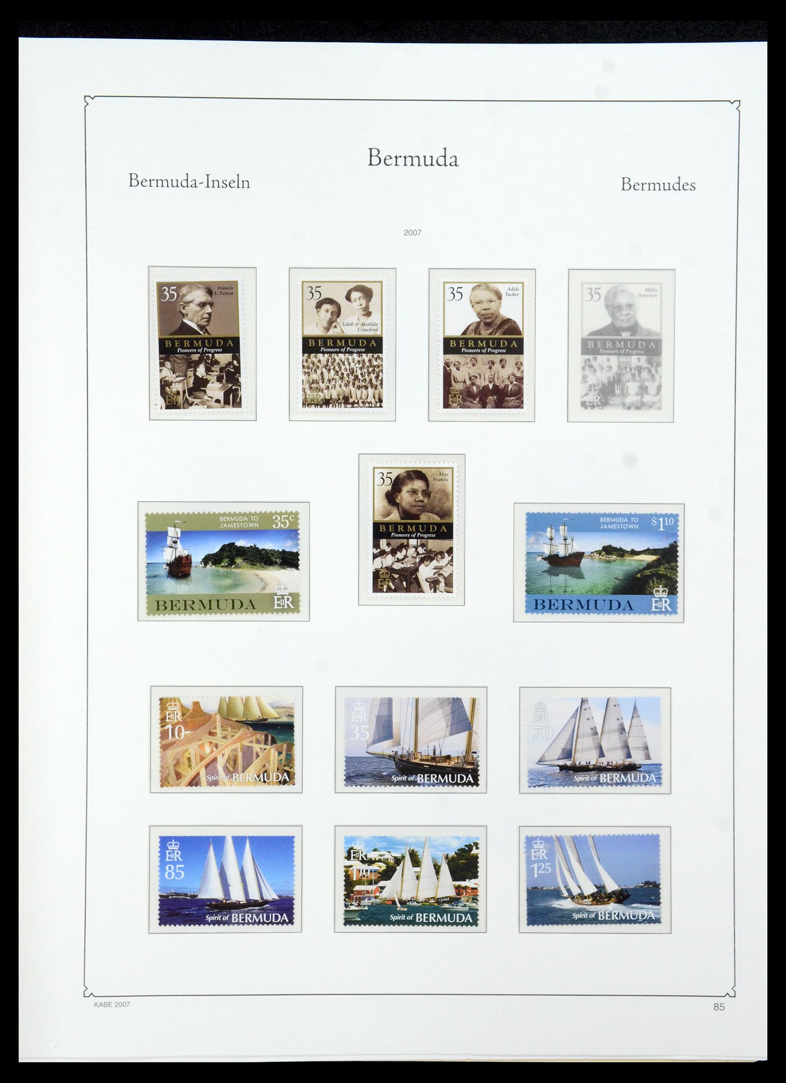36279 092 - Stamp collection 36279 Bermuda 1865-2013.