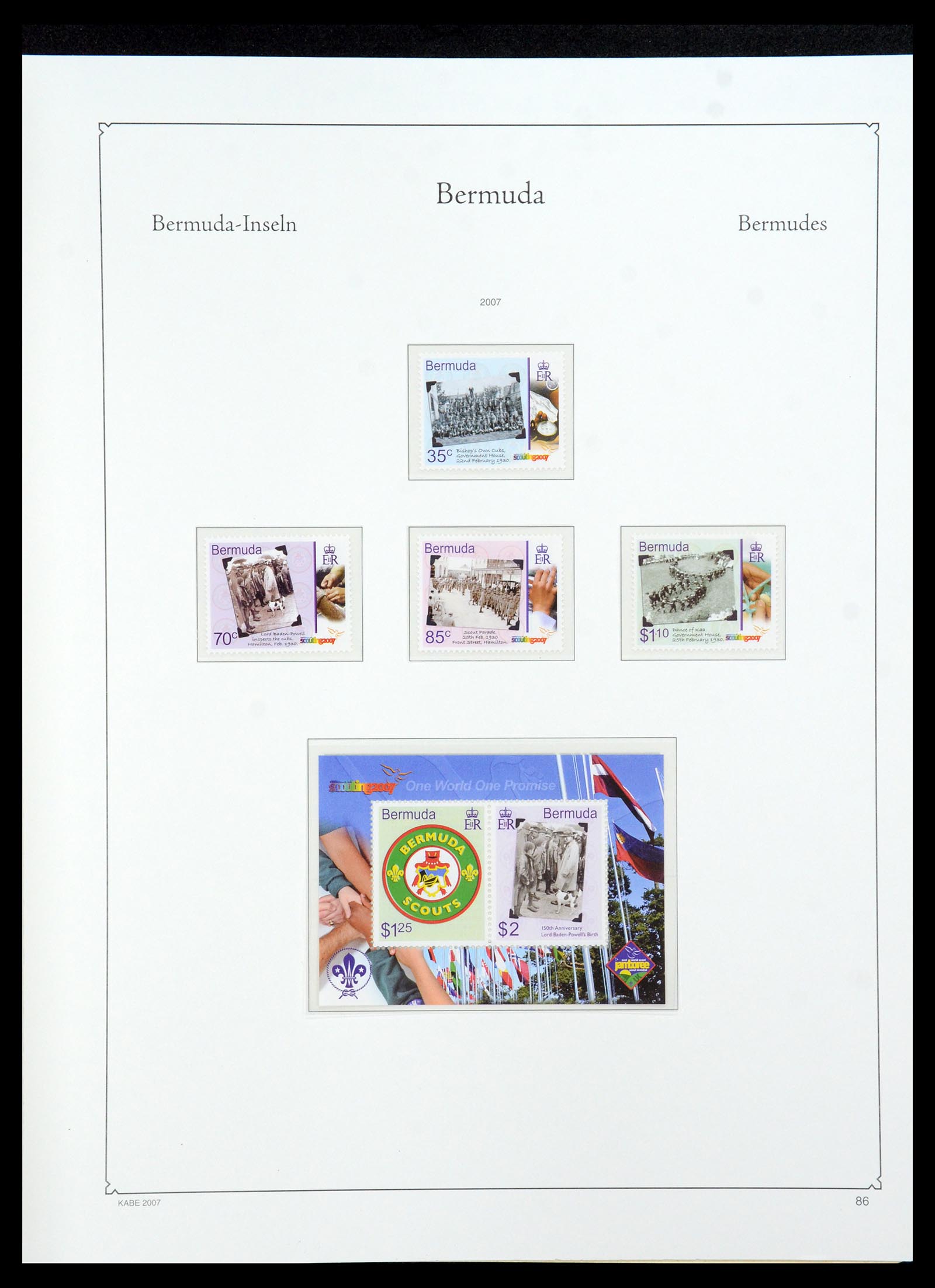 36279 093 - Postzegelverzameling 36279 Bermuda 1865-2013.