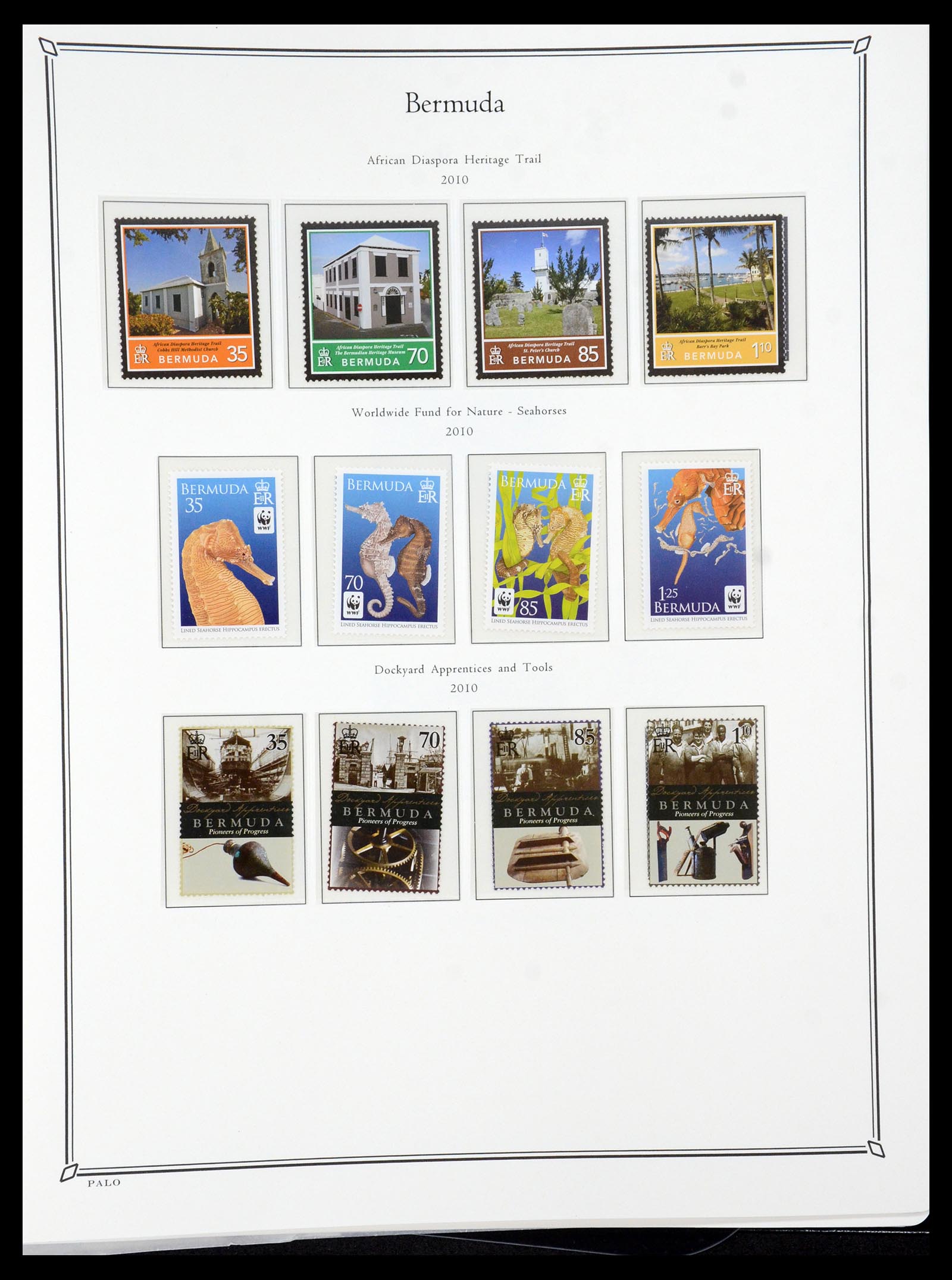 36279 101 - Postzegelverzameling 36279 Bermuda 1865-2013.