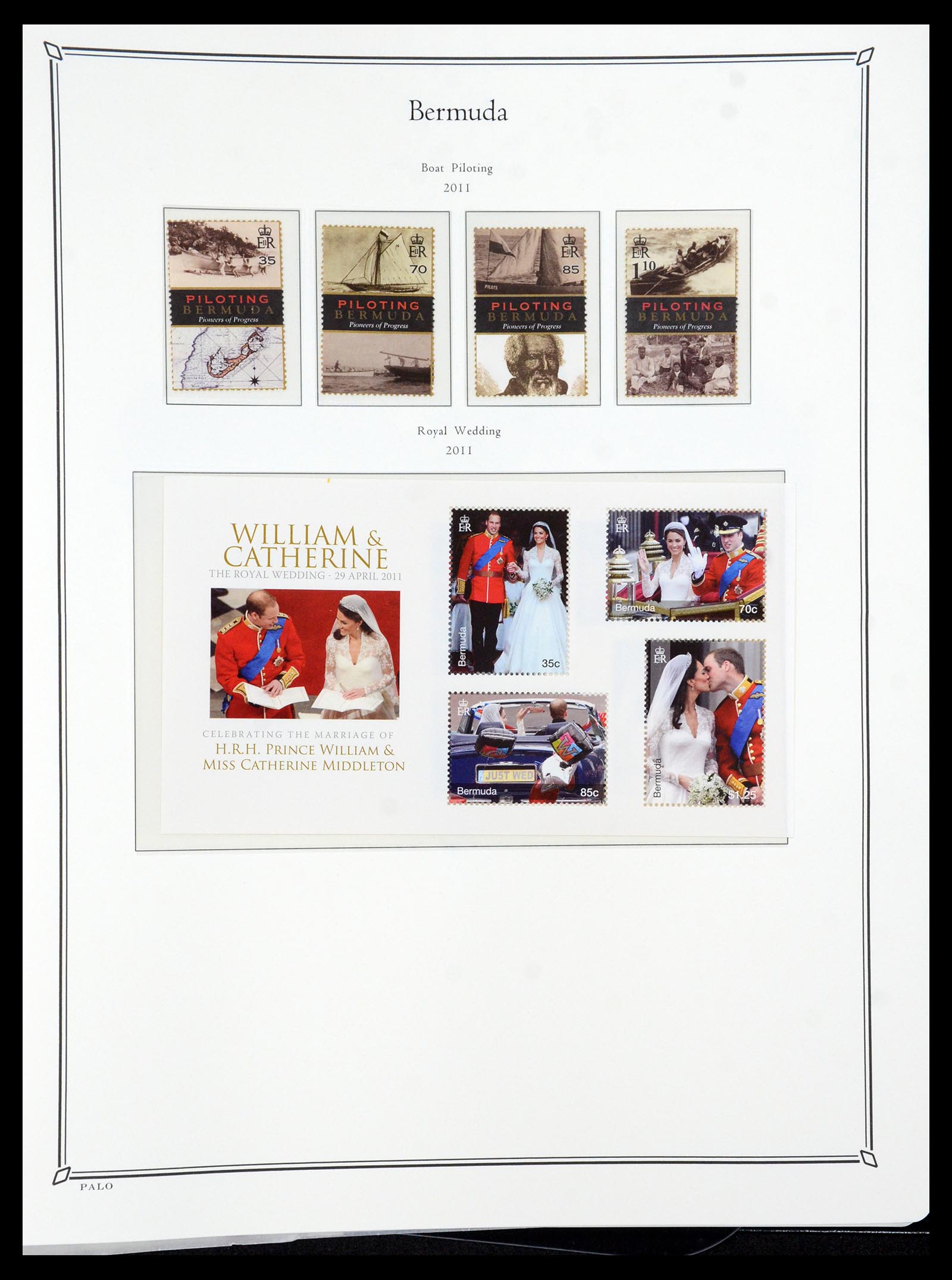 36279 105 - Postzegelverzameling 36279 Bermuda 1865-2013.
