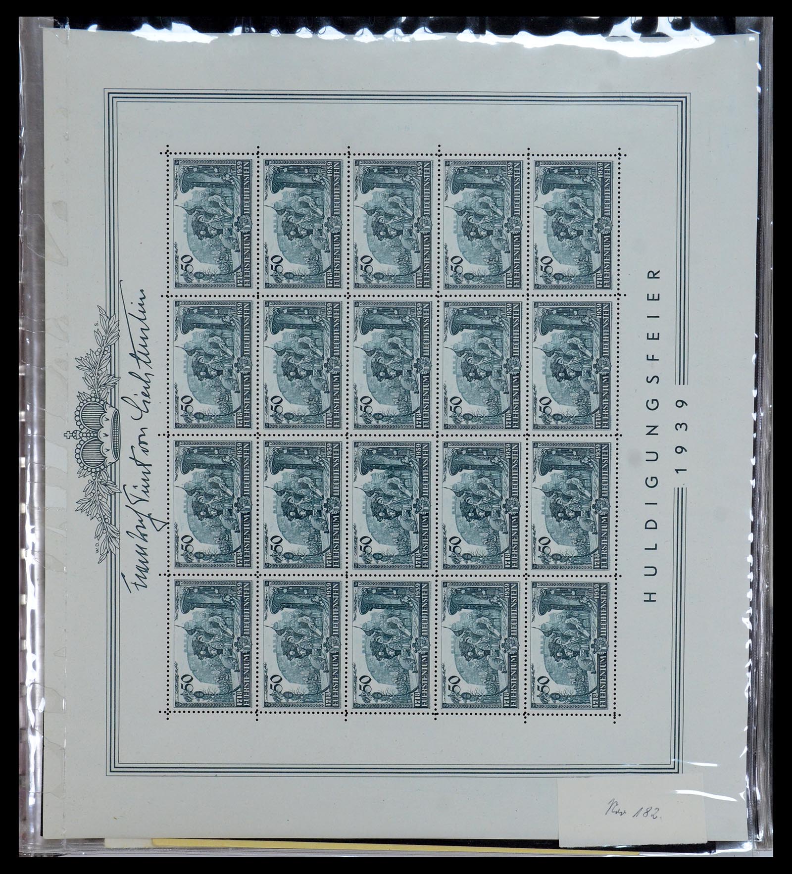 36280 005 - Stamp collection 36280 Liechtenstein souvenir sheets and sheetlets 1934-