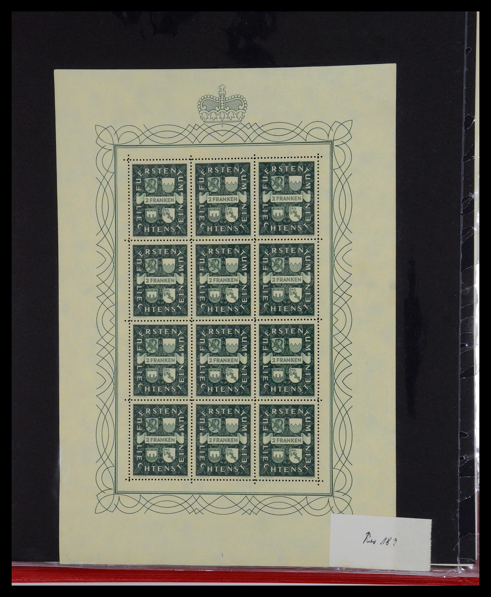 36280 006 - Stamp collection 36280 Liechtenstein souvenir sheets and sheetlets 1934-