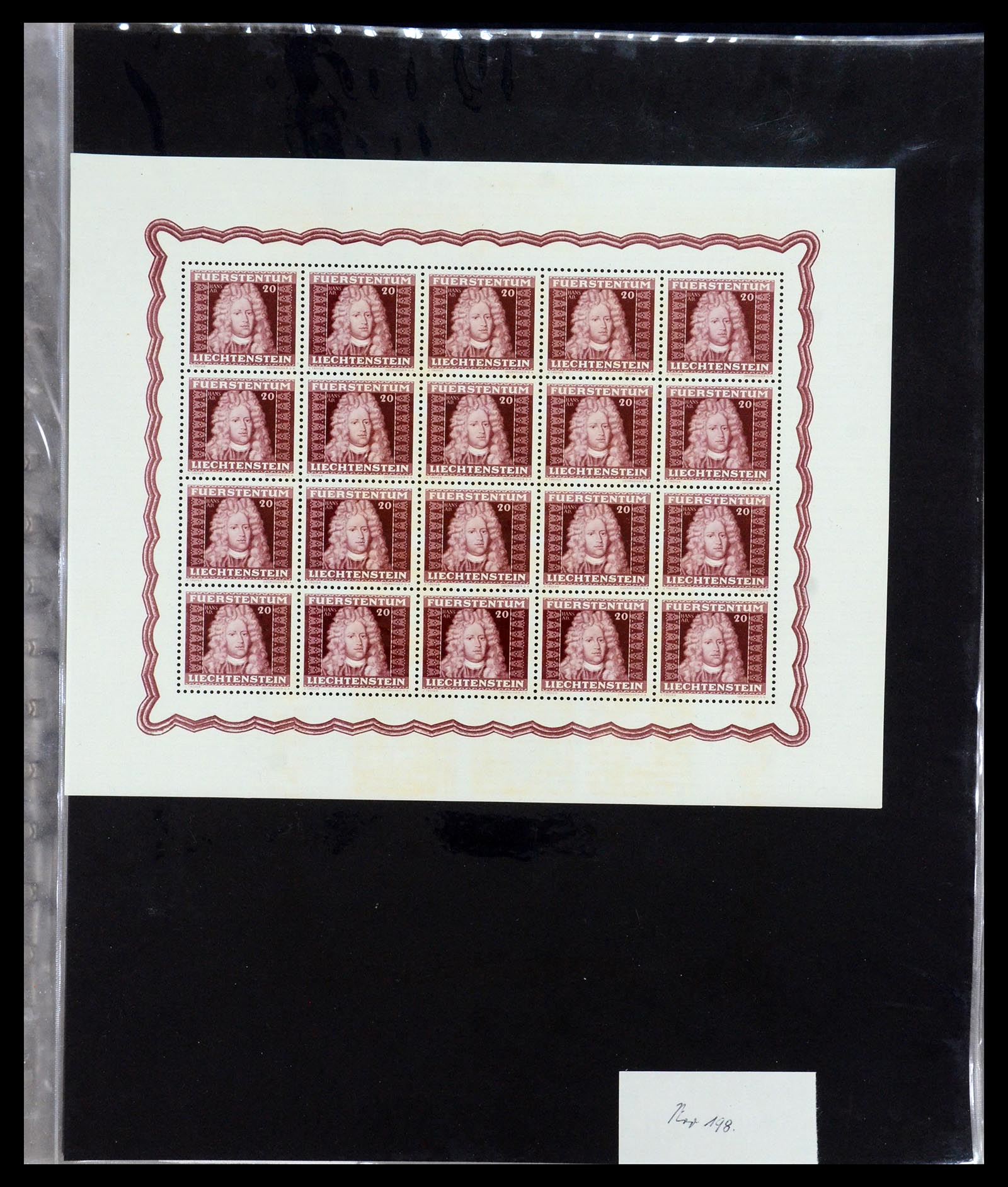 36280 015 - Stamp collection 36280 Liechtenstein souvenir sheets and sheetlets 1934-