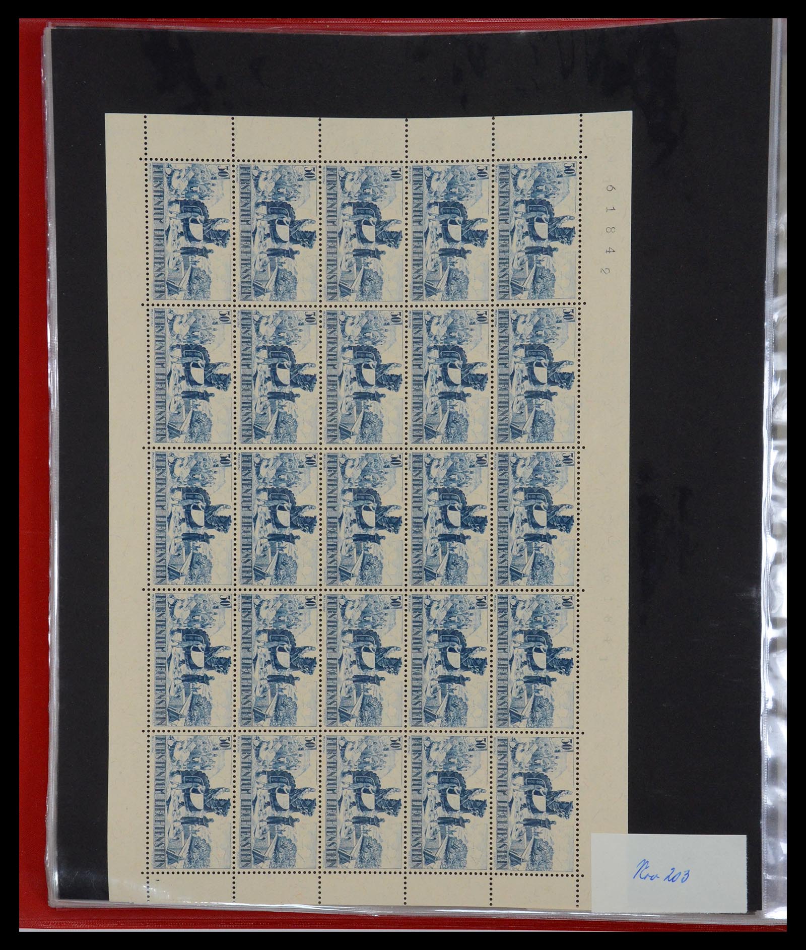 36280 021 - Stamp collection 36280 Liechtenstein souvenir sheets and sheetlets 1934-