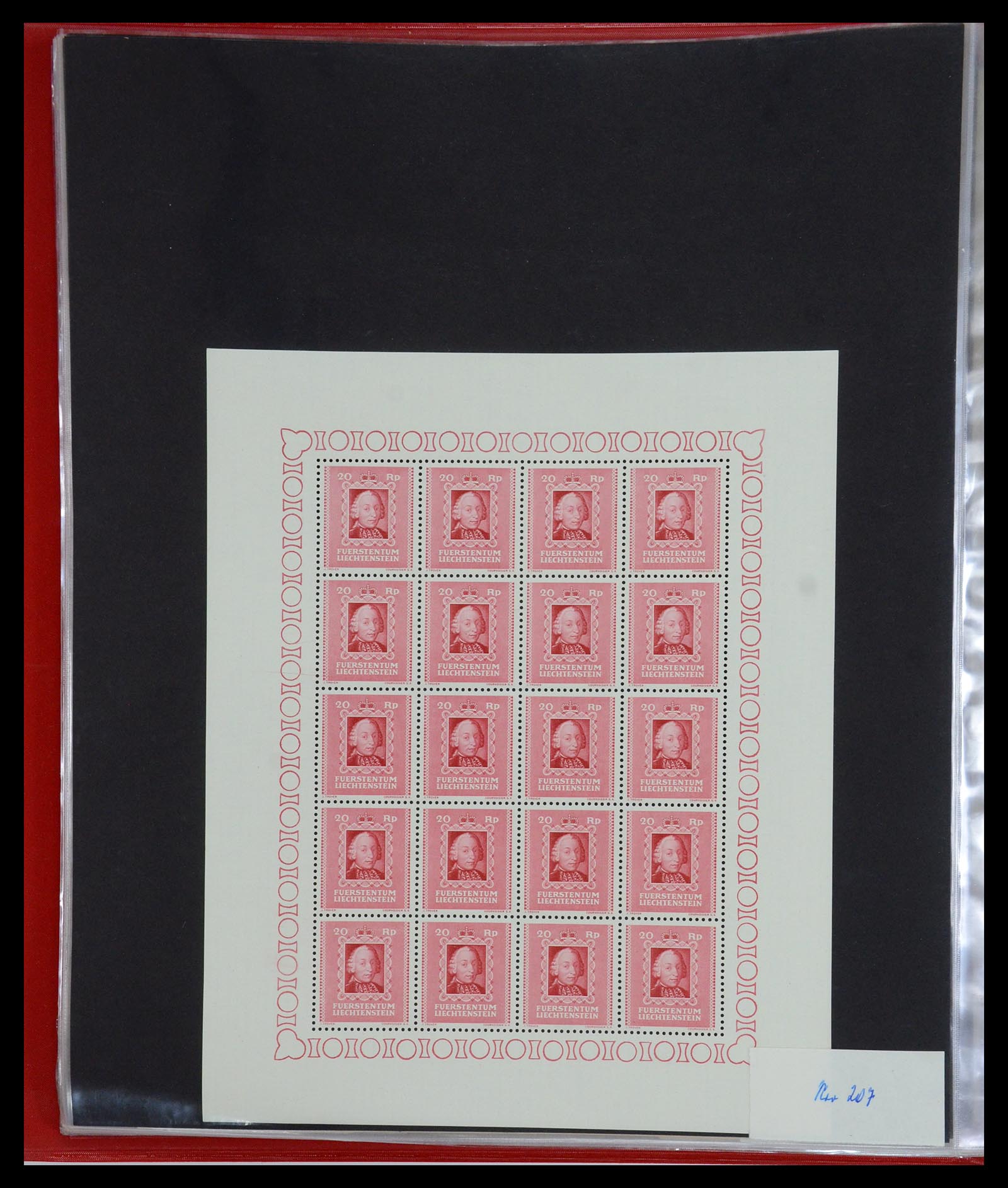 36280 022 - Stamp collection 36280 Liechtenstein souvenir sheets and sheetlets 1934-