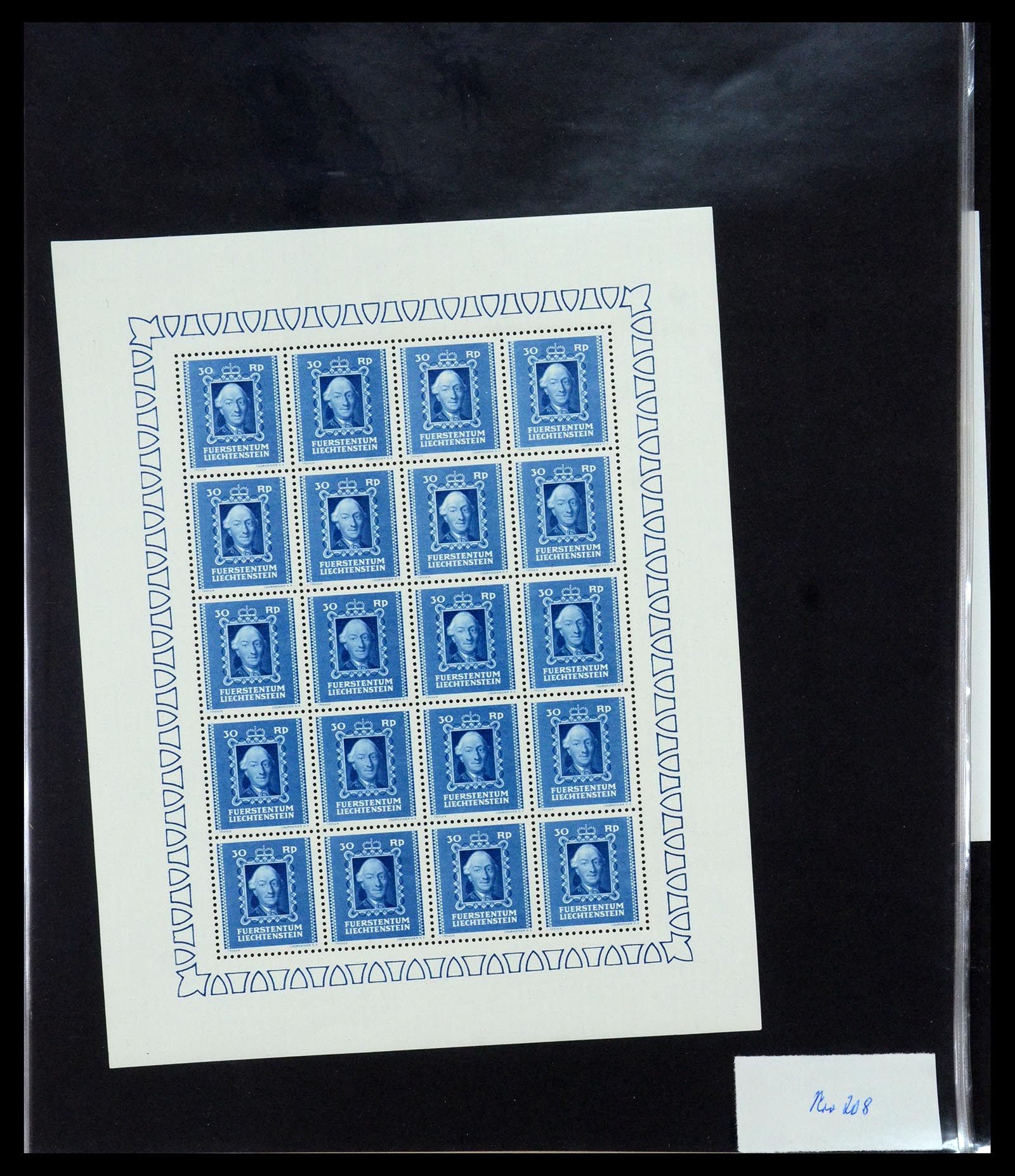 36280 023 - Stamp collection 36280 Liechtenstein souvenir sheets and sheetlets 1934-