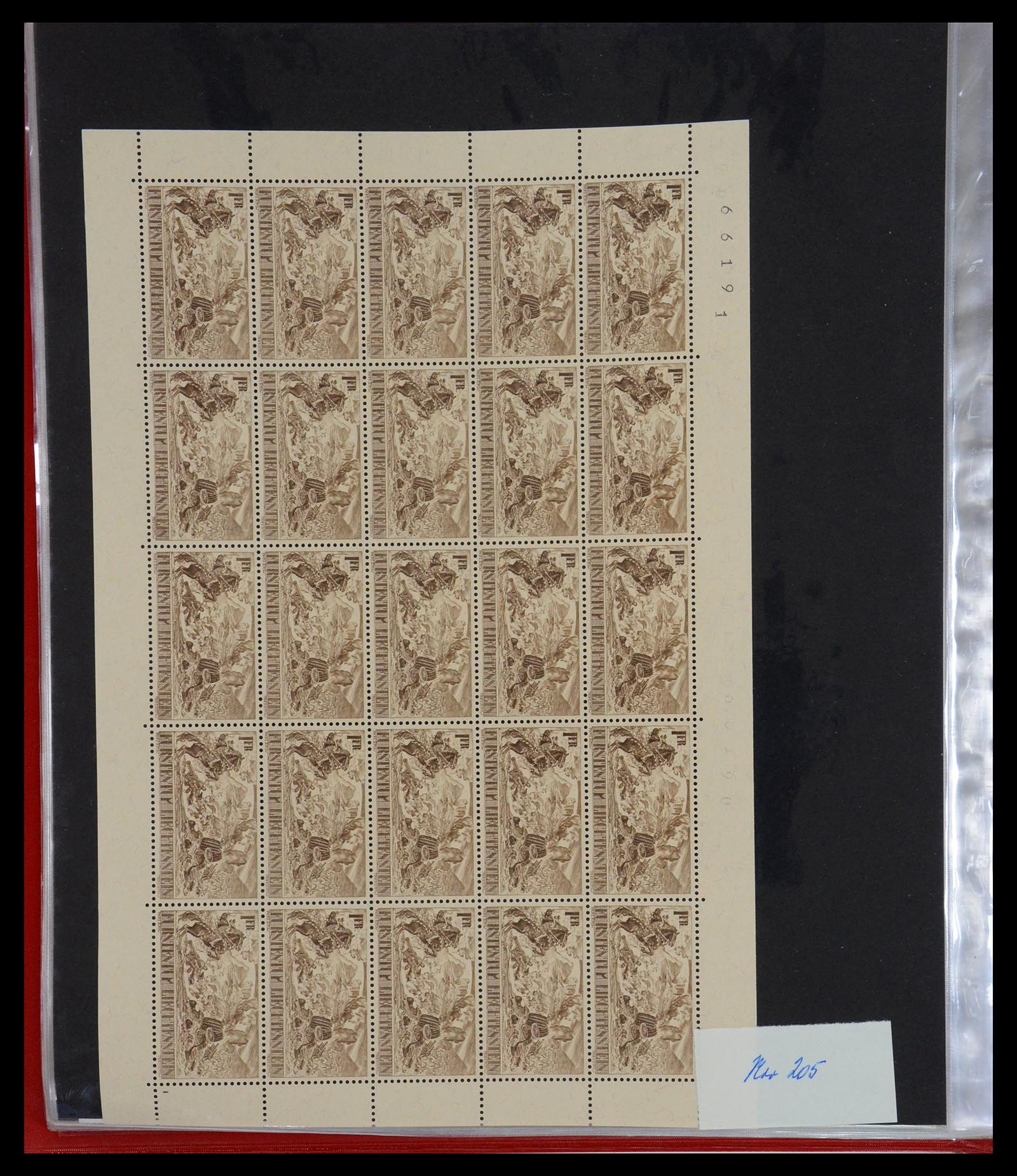 36280 026 - Stamp collection 36280 Liechtenstein souvenir sheets and sheetlets 1934-