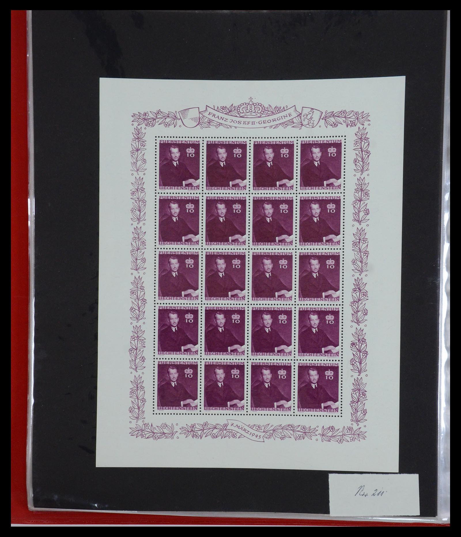 36280 028 - Stamp collection 36280 Liechtenstein souvenir sheets and sheetlets 1934-
