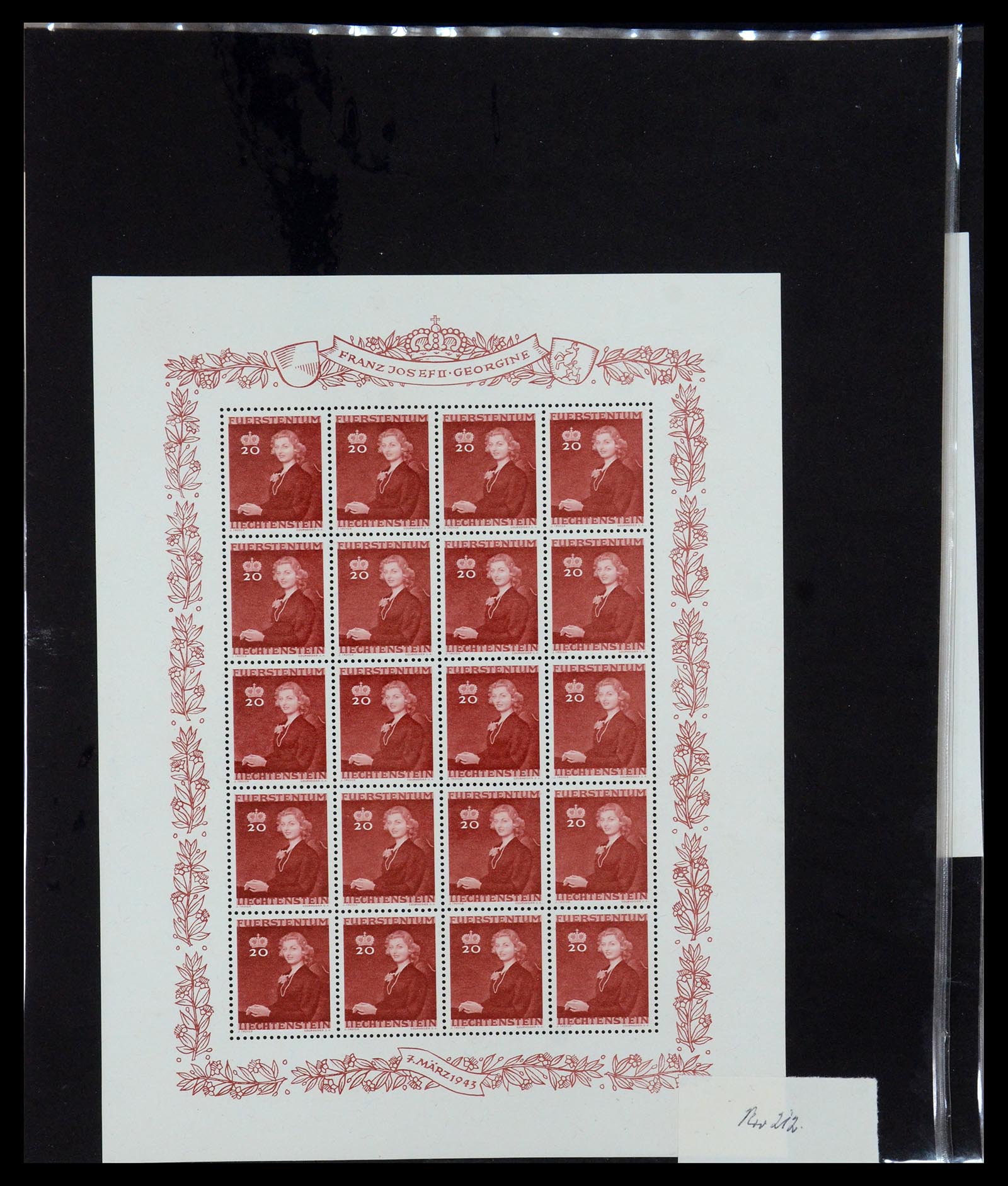 36280 029 - Stamp collection 36280 Liechtenstein souvenir sheets and sheetlets 1934-