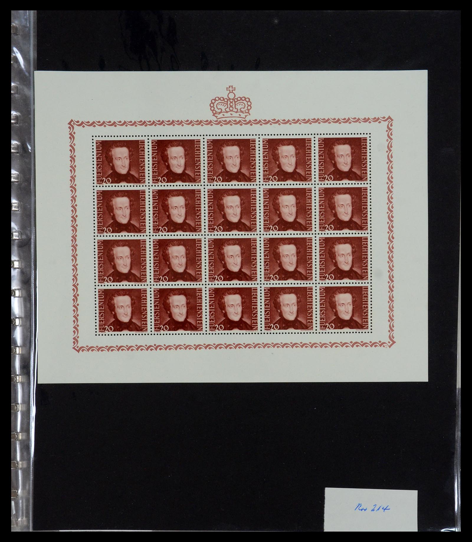 36280 031 - Stamp collection 36280 Liechtenstein souvenir sheets and sheetlets 1934-