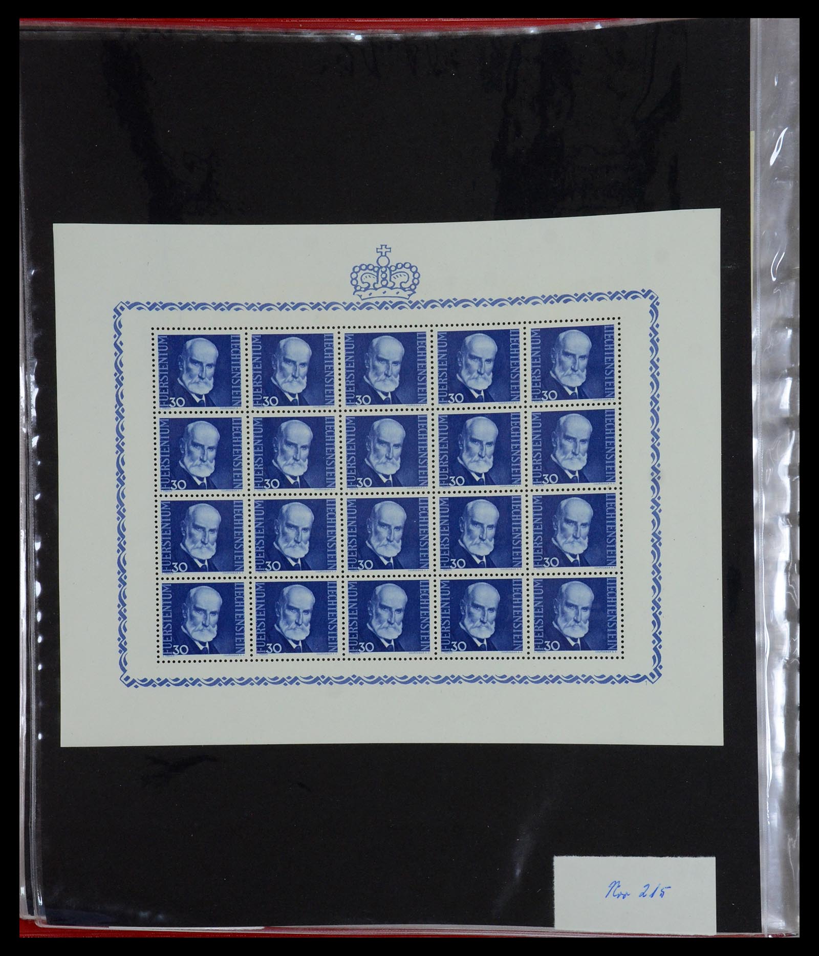 36280 032 - Stamp collection 36280 Liechtenstein souvenir sheets and sheetlets 1934-