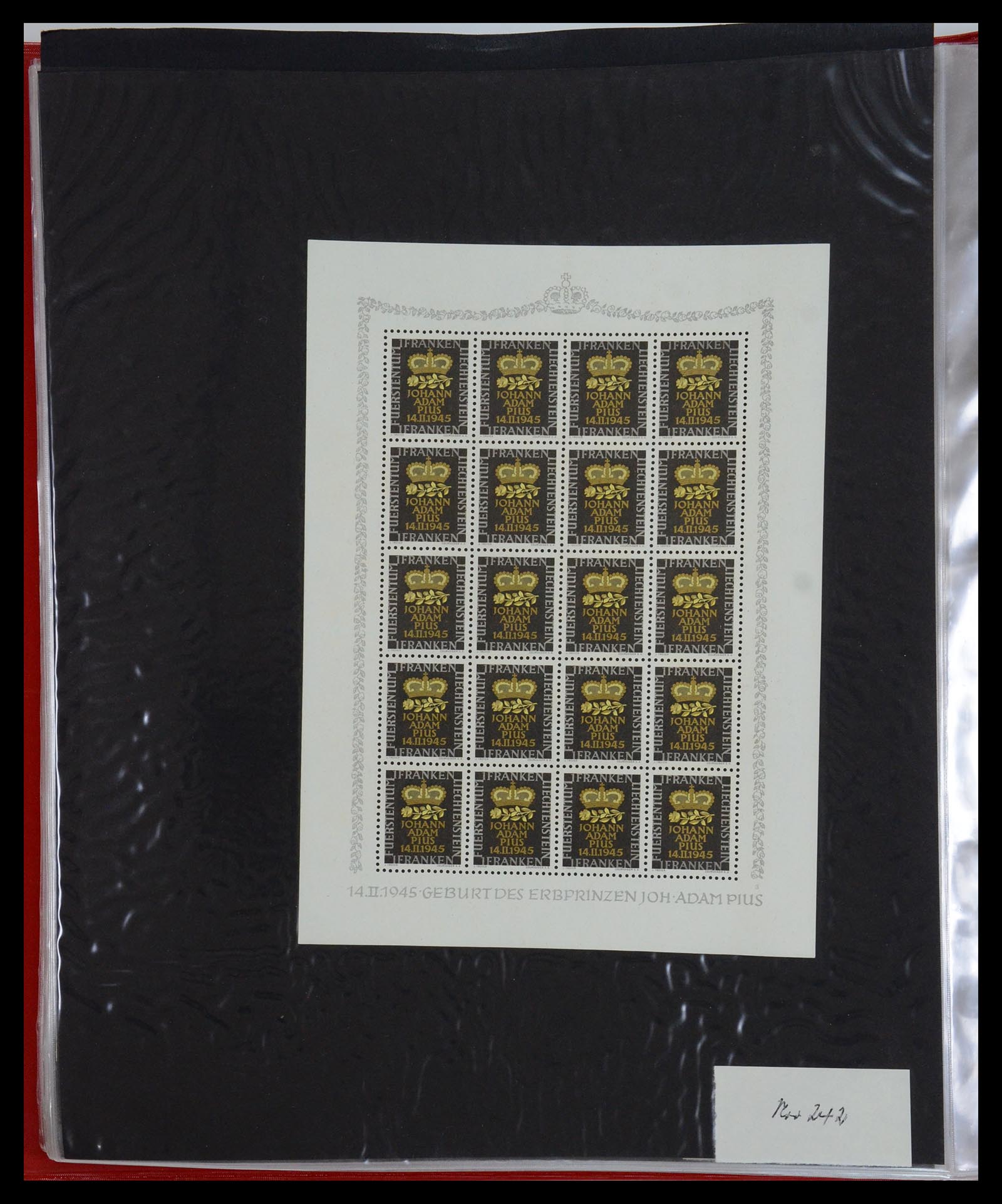 36280 040 - Stamp collection 36280 Liechtenstein souvenir sheets and sheetlets 1934-
