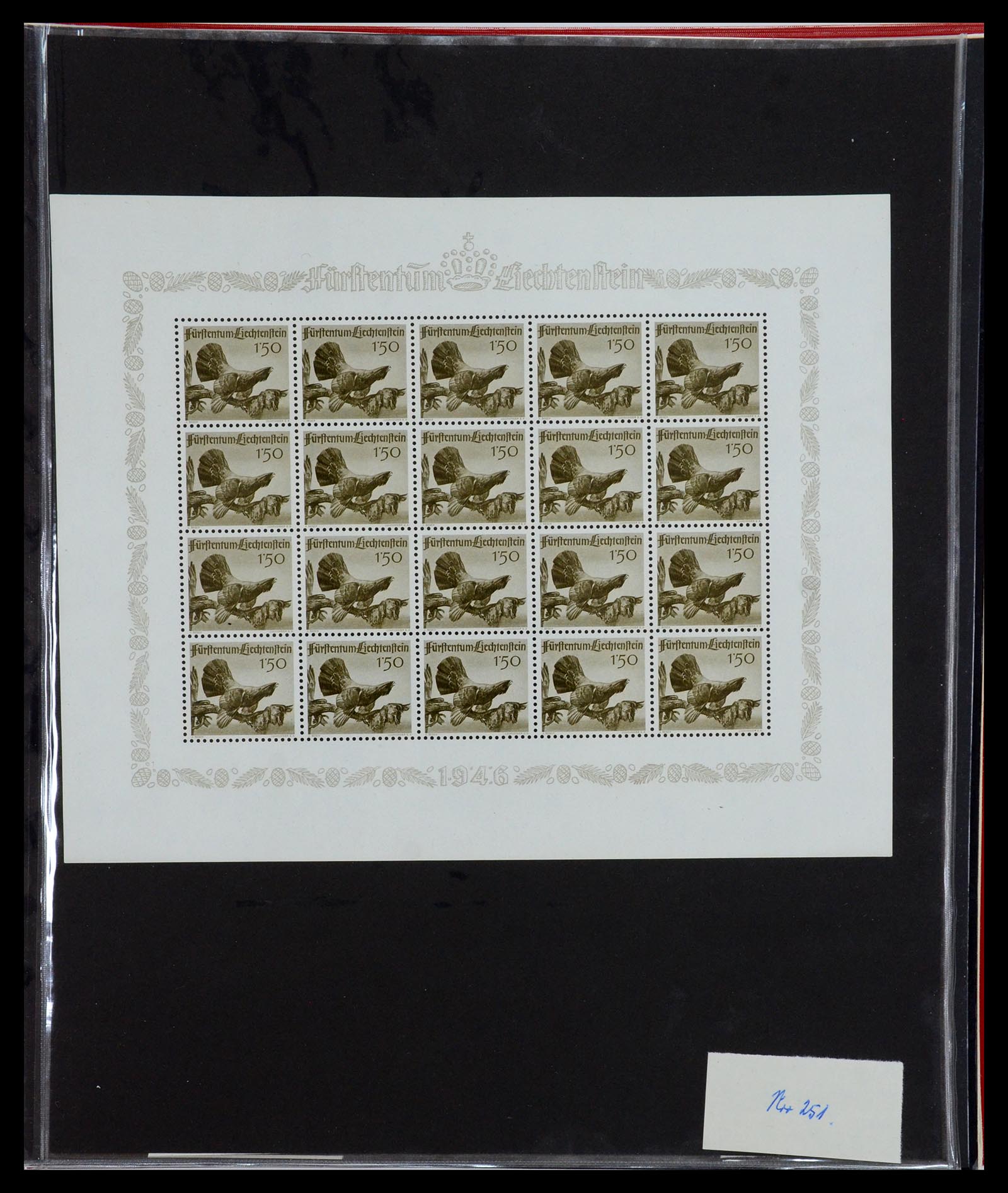 36280 043 - Stamp collection 36280 Liechtenstein souvenir sheets and sheetlets 1934-