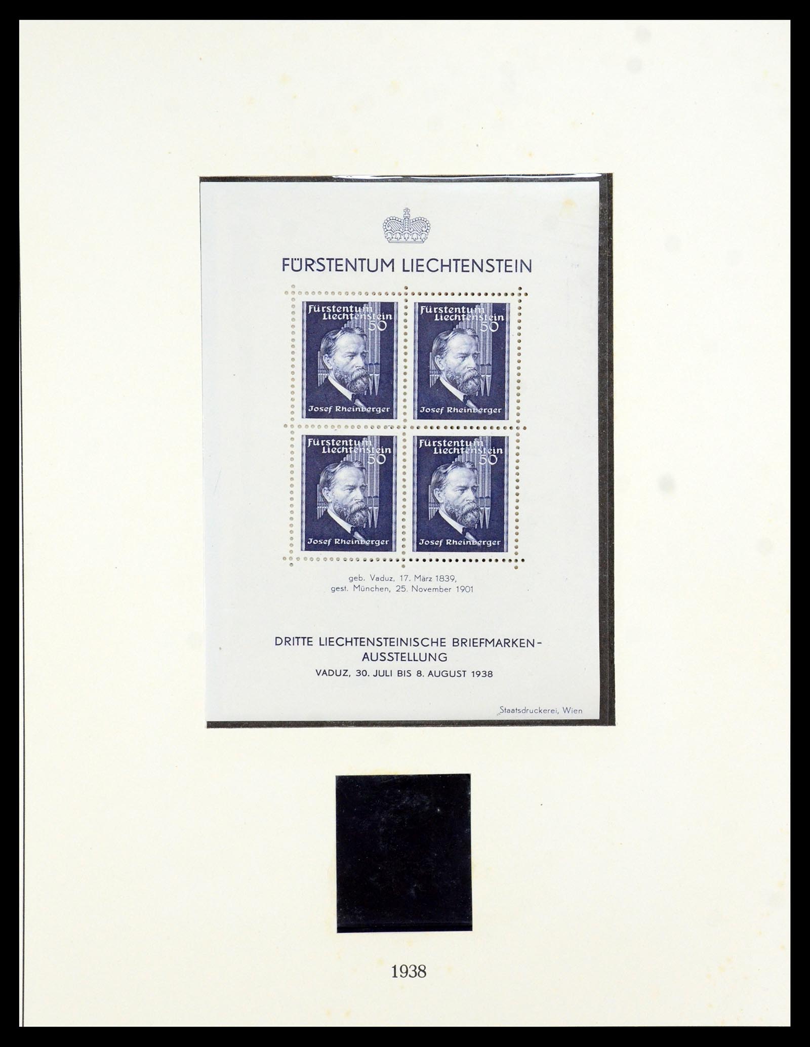36280 049 - Stamp collection 36280 Liechtenstein souvenir sheets and sheetlets 1934-