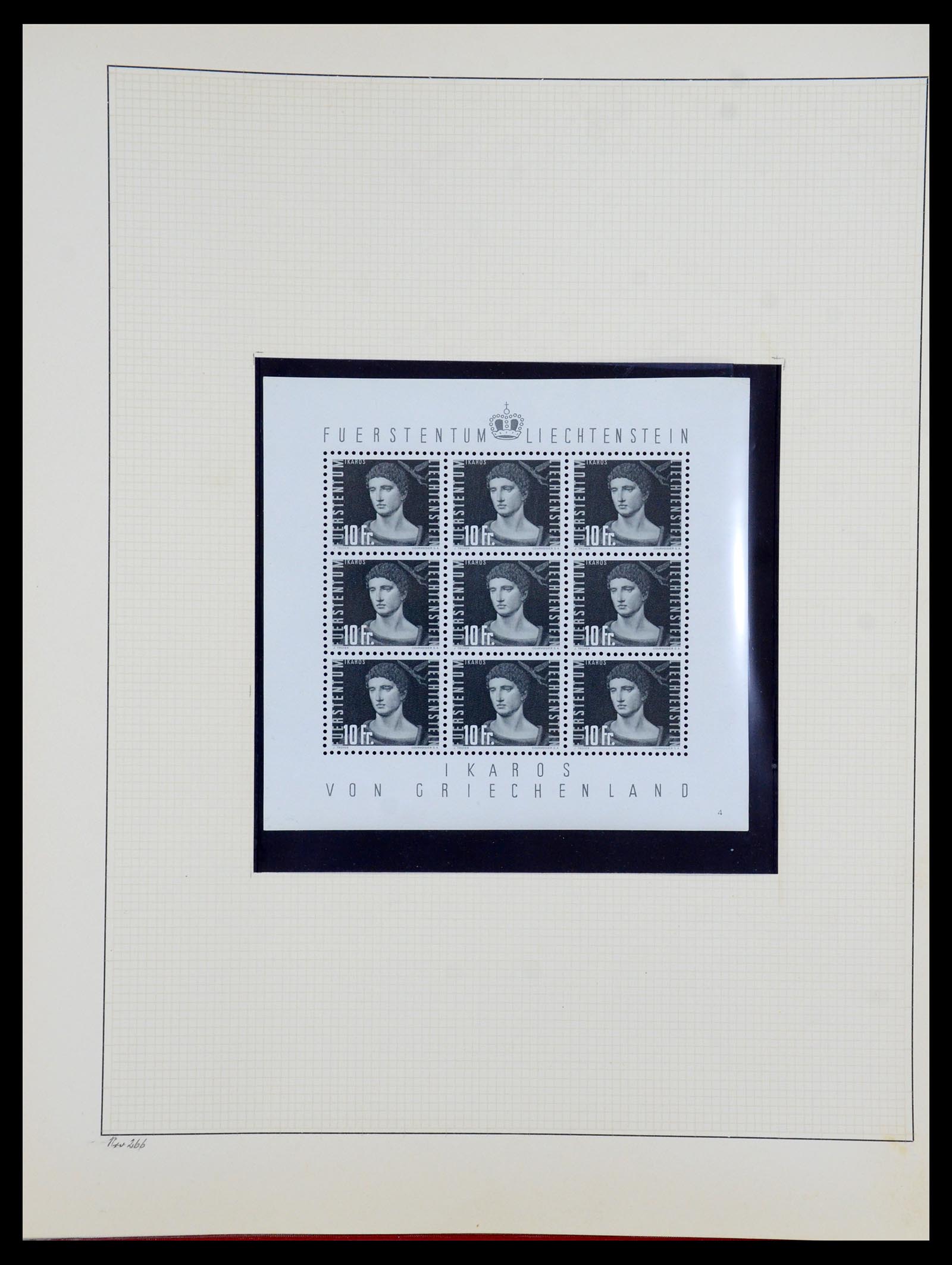 36280 060 - Stamp collection 36280 Liechtenstein souvenir sheets and sheetlets 1934-