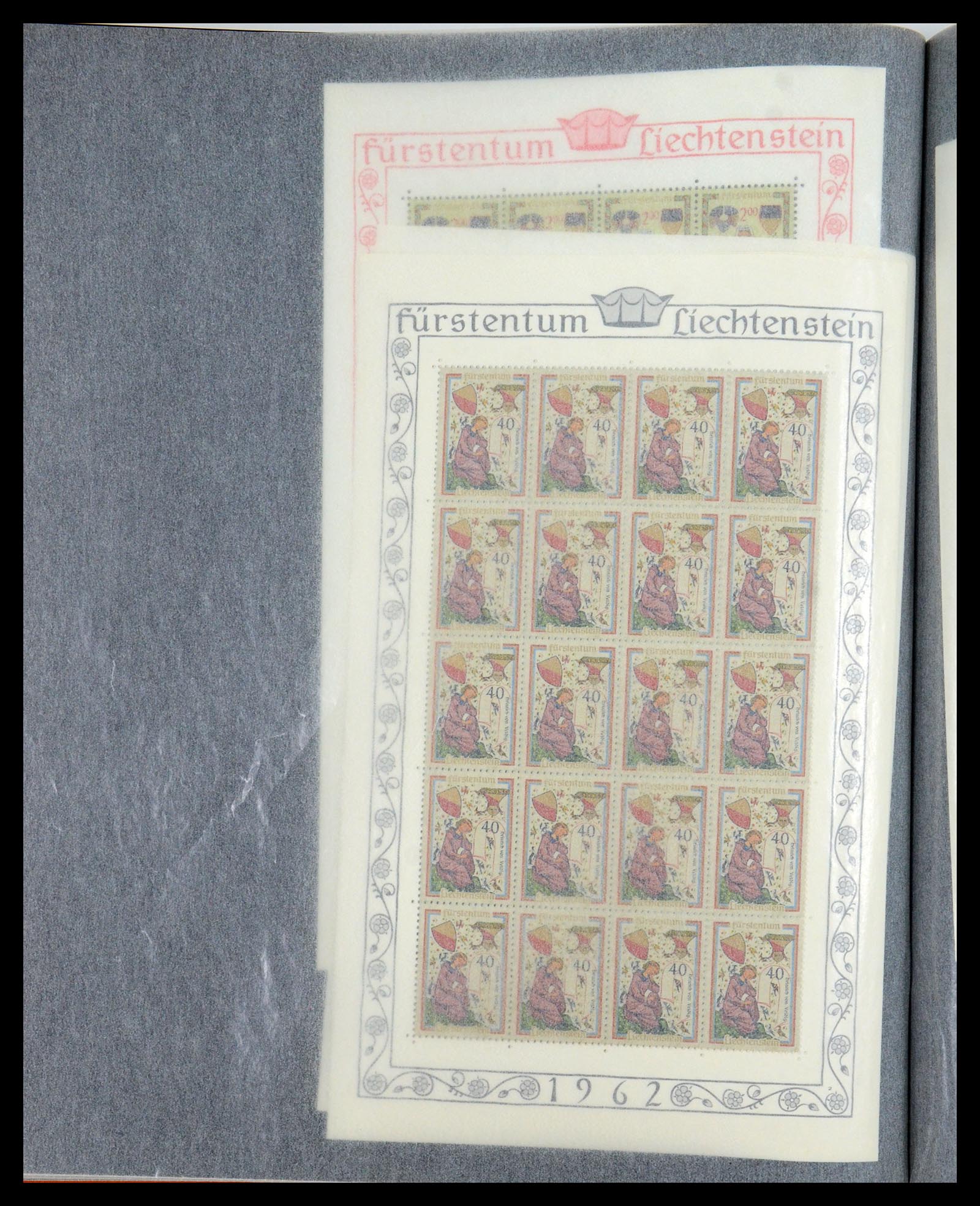 36280 203 - Stamp collection 36280 Liechtenstein souvenir sheets and sheetlets 1934-