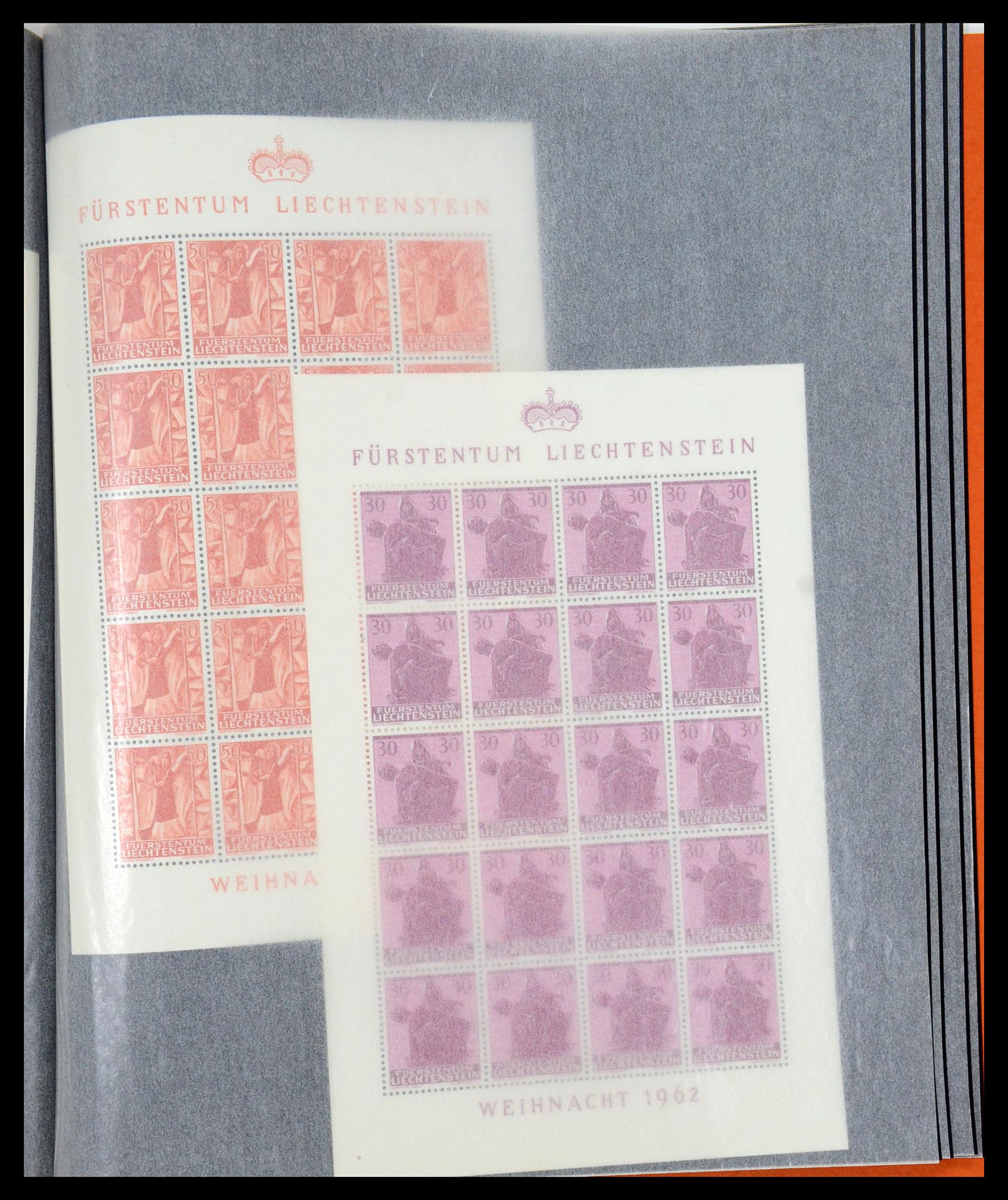 36280 204 - Stamp collection 36280 Liechtenstein souvenir sheets and sheetlets 1934-