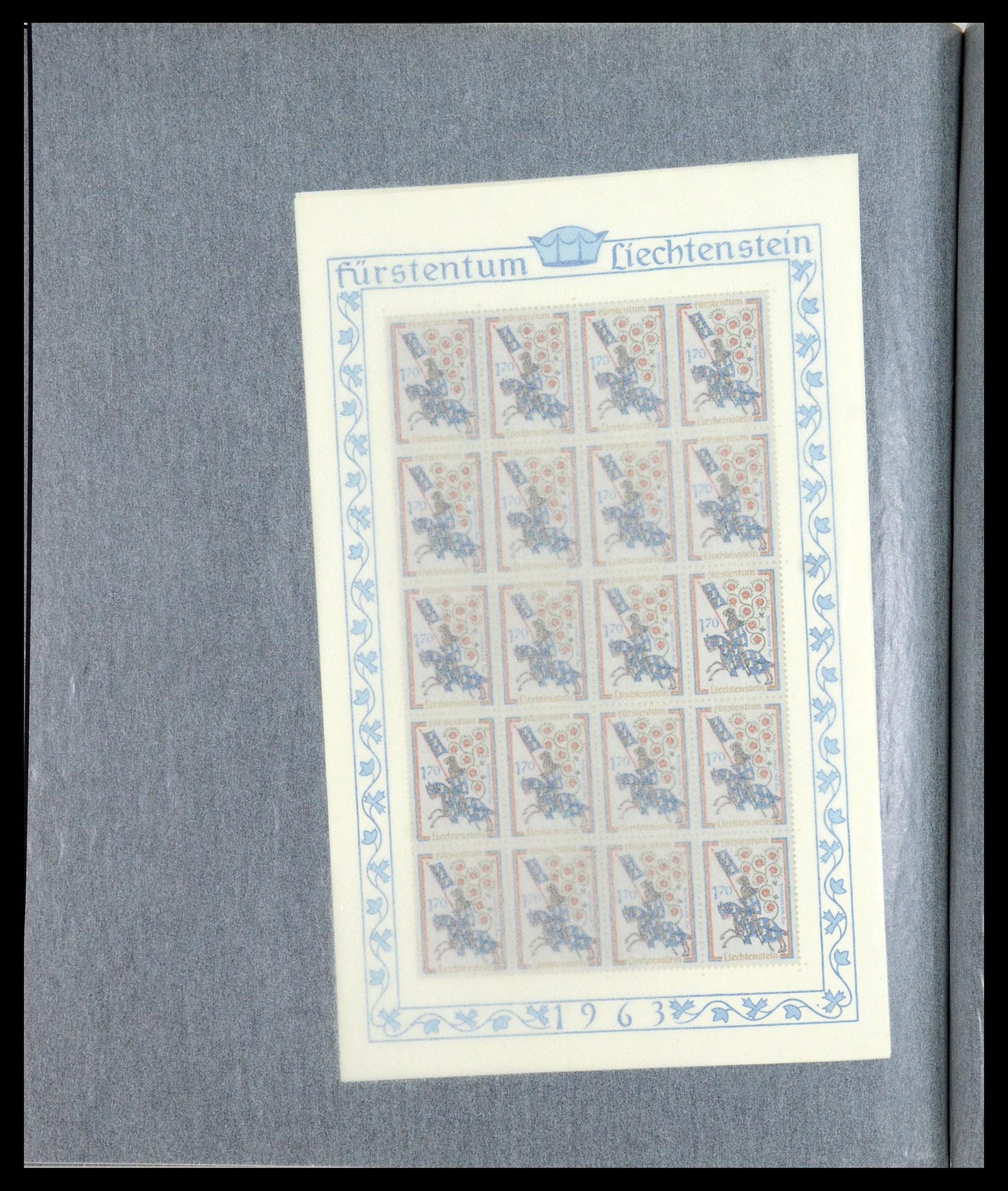 36280 209 - Stamp collection 36280 Liechtenstein souvenir sheets and sheetlets 1934-