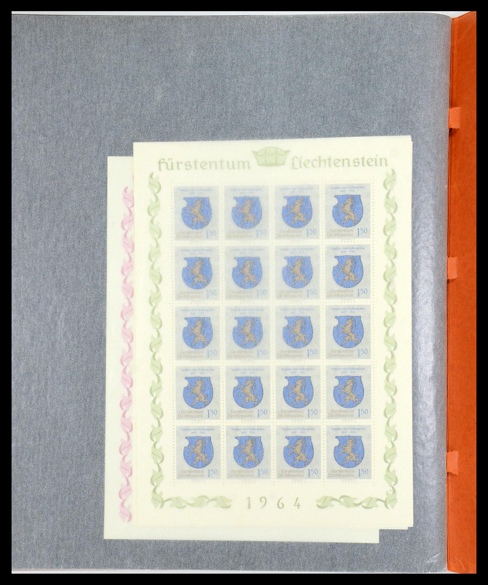 36280 211 - Stamp collection 36280 Liechtenstein souvenir sheets and sheetlets 1934-