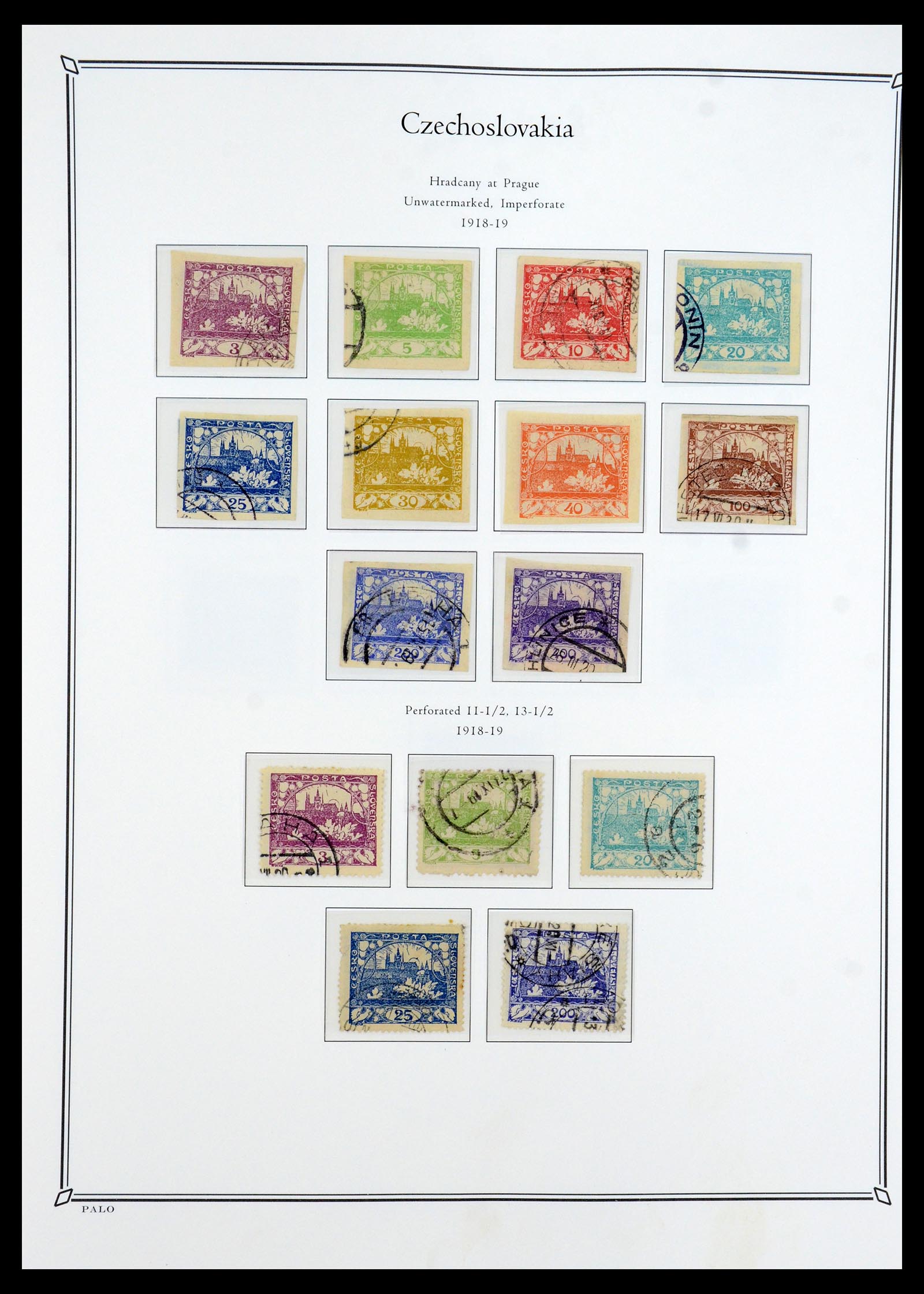 36283 002 - Postzegelverzameling 36283 Tsjechoslowakije 1918-1982.