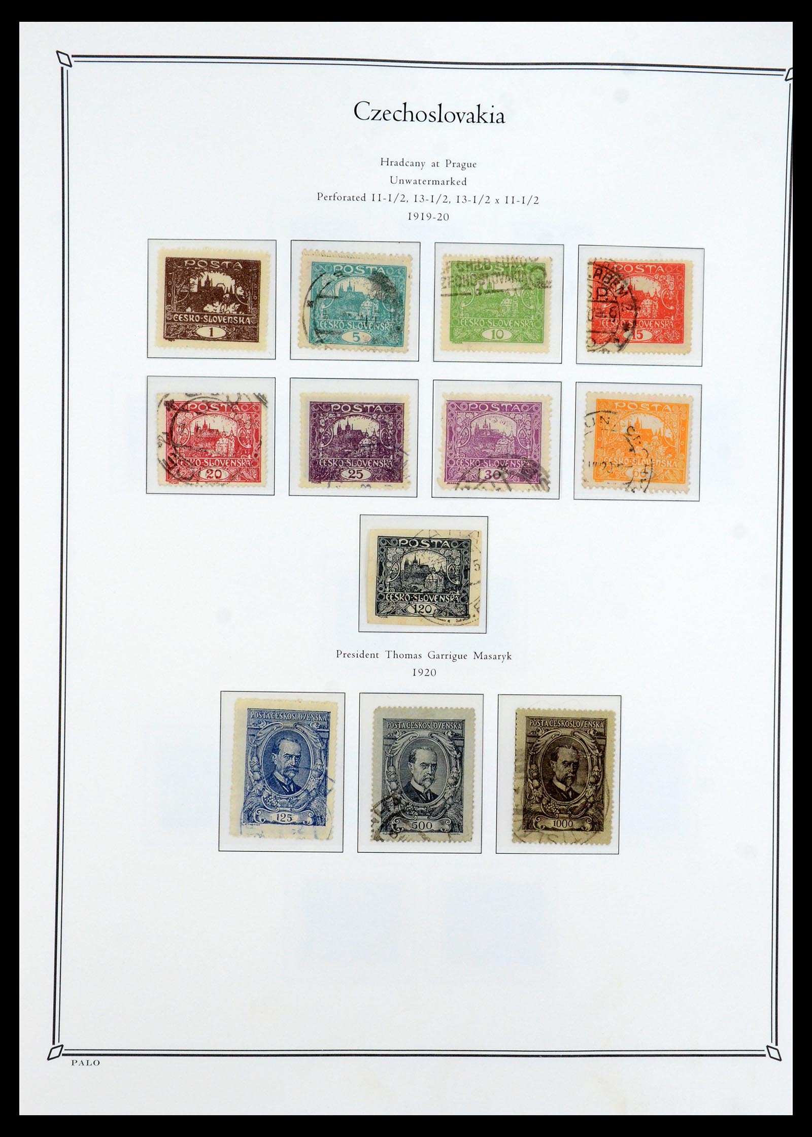 36283 004 - Postzegelverzameling 36283 Tsjechoslowakije 1918-1982.