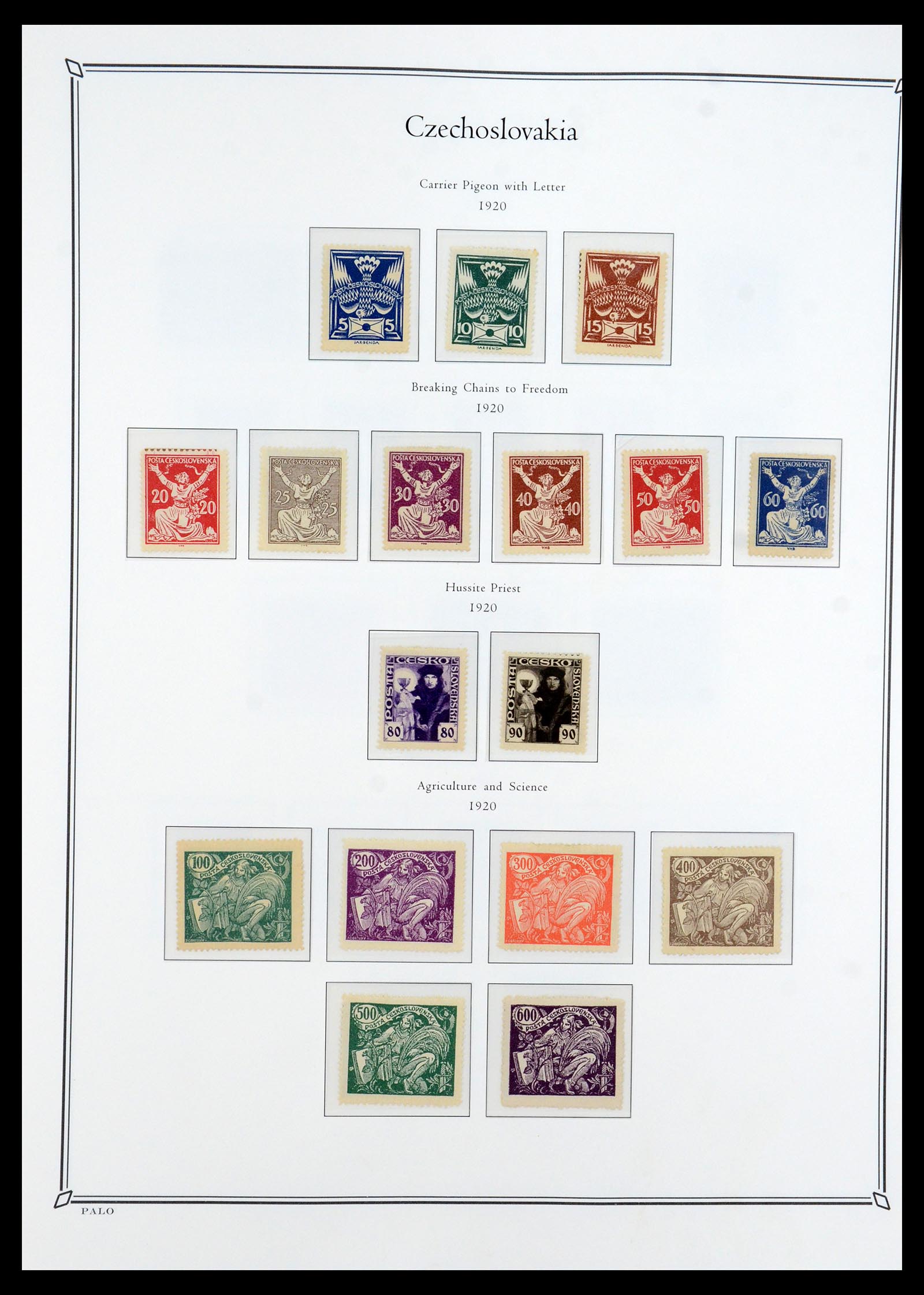 36283 005 - Postzegelverzameling 36283 Tsjechoslowakije 1918-1982.