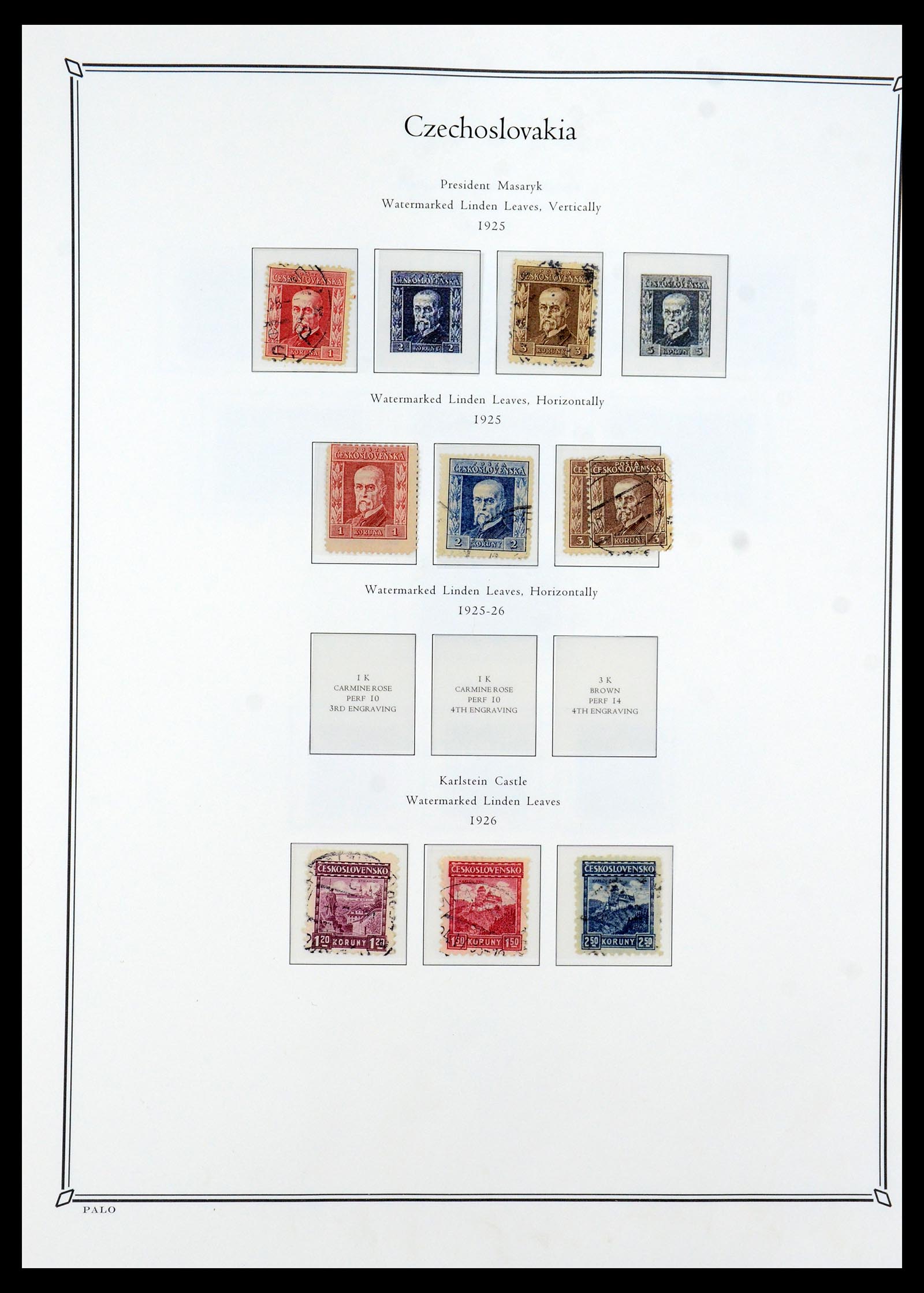 36283 007 - Postzegelverzameling 36283 Tsjechoslowakije 1918-1982.