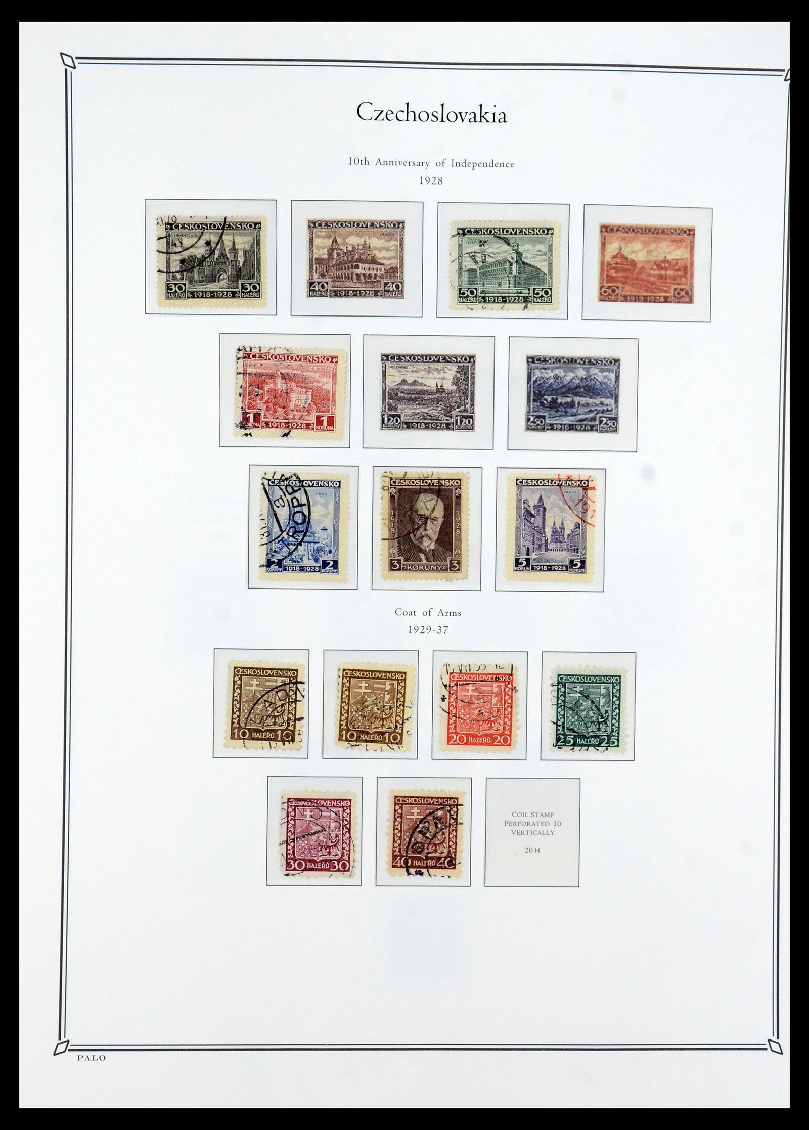 36283 010 - Postzegelverzameling 36283 Tsjechoslowakije 1918-1982.