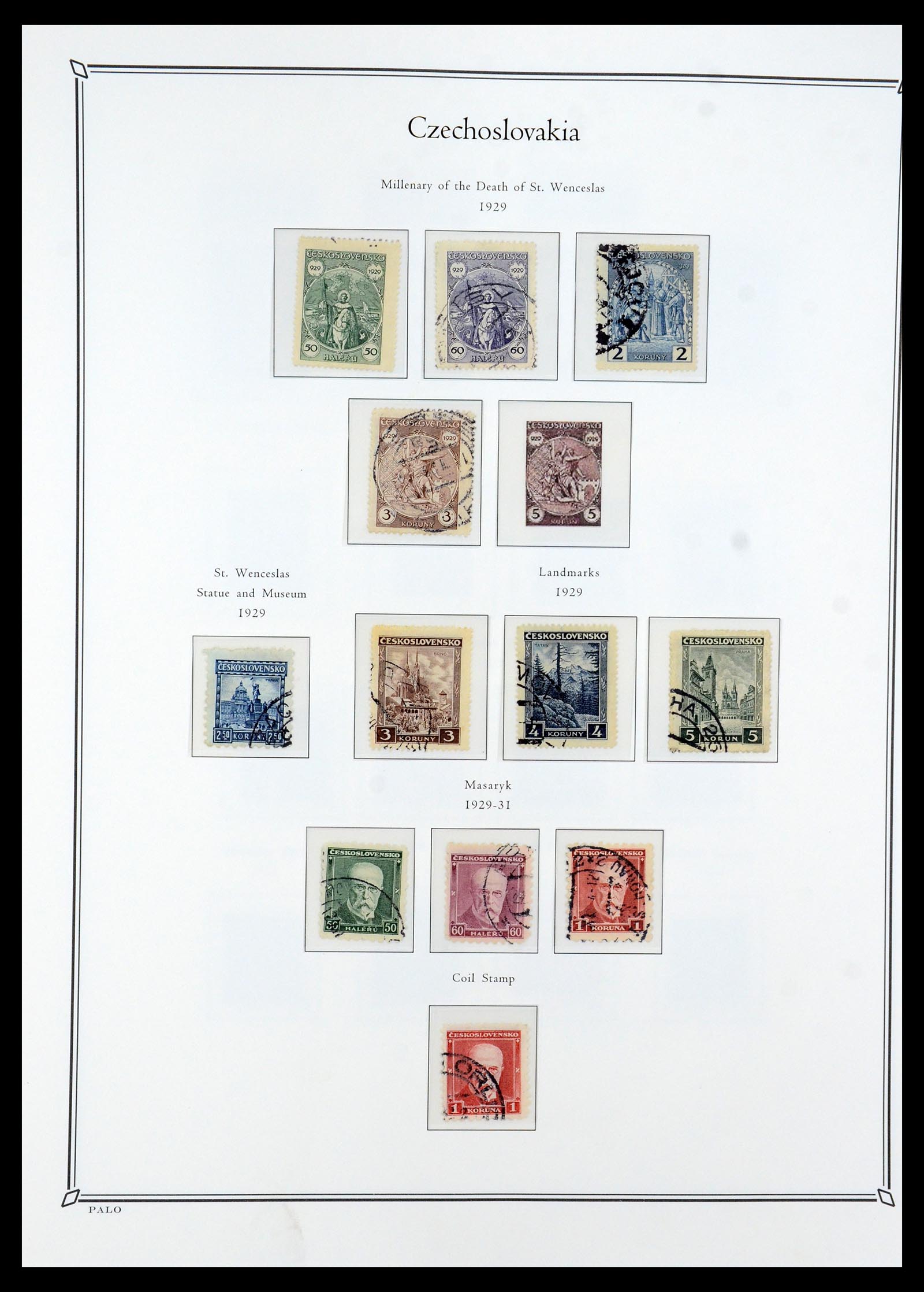 36283 011 - Postzegelverzameling 36283 Tsjechoslowakije 1918-1982.